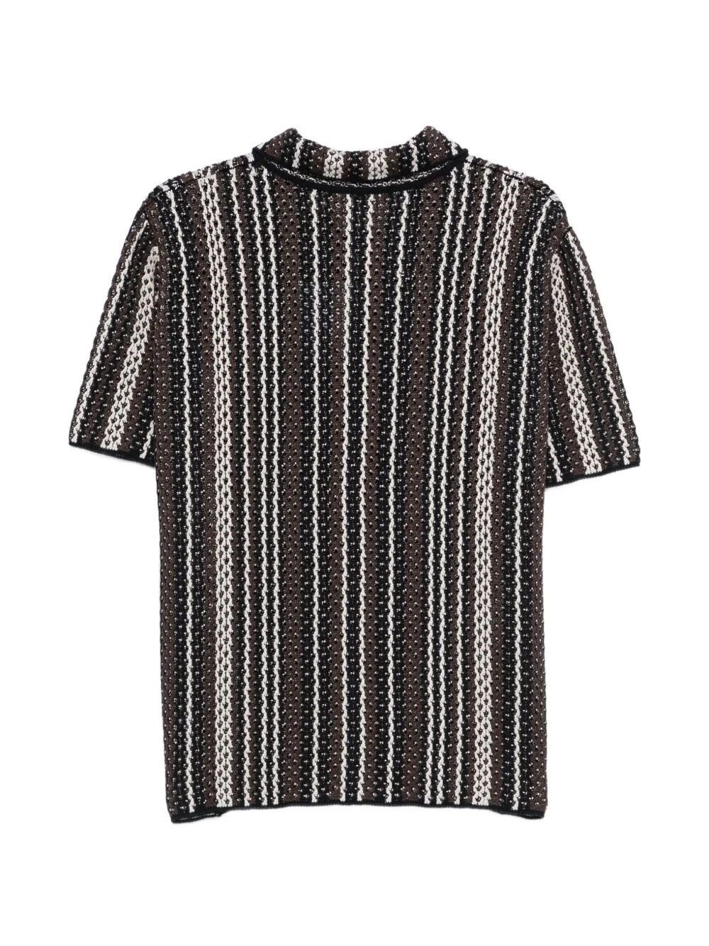 Altea Striped Short Sleeve Shirt Size US XL / EU 56 / 4 - 2 Thumbnail