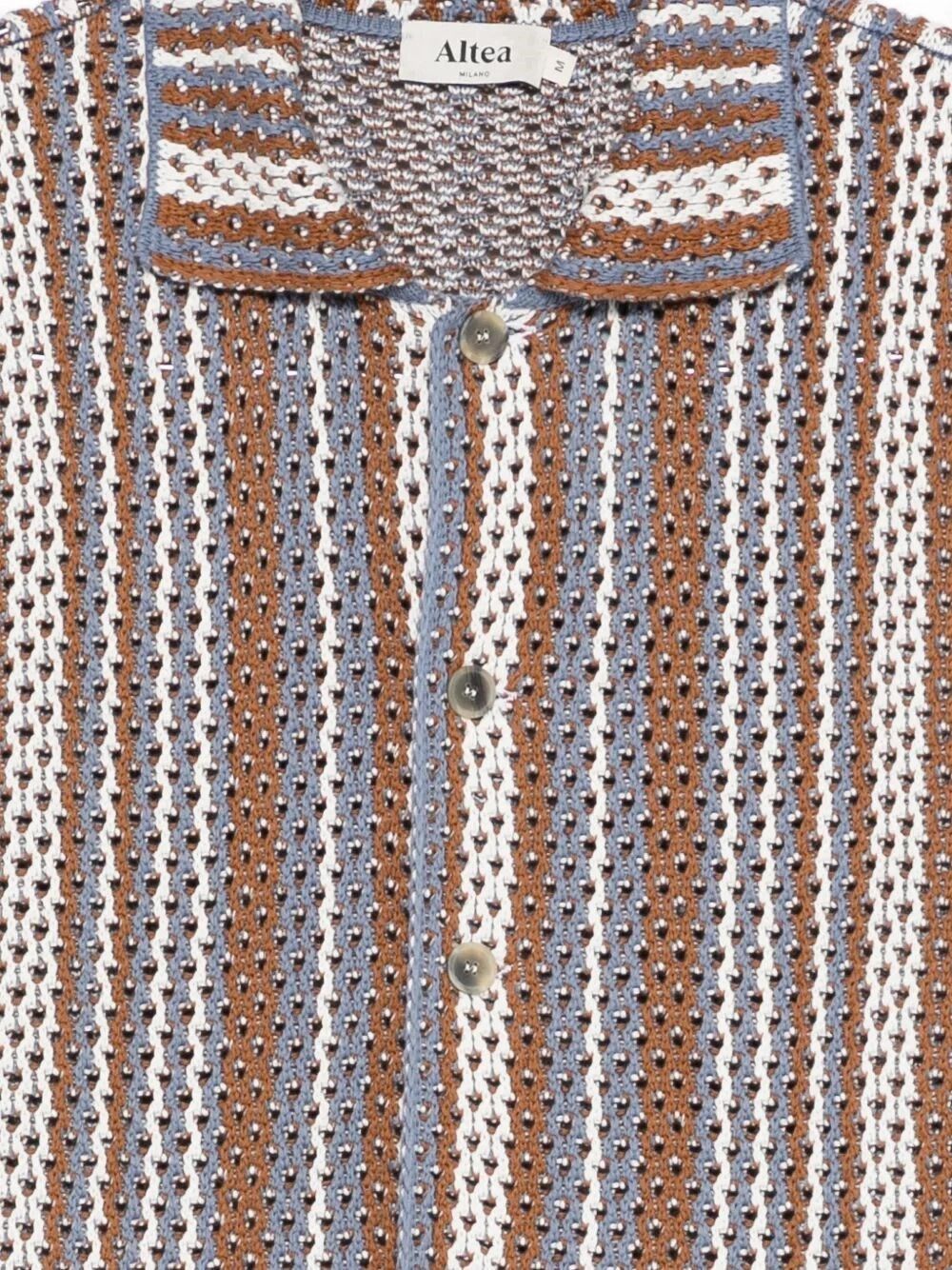 Altea Striped Short Sleeve Shirt Size US M / EU 48-50 / 2 - 3 Thumbnail