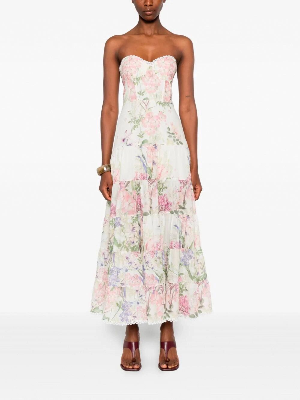 Charo Ruiz Long Dress `Danny` Size L / US 10 / IT 46 - 5 Thumbnail