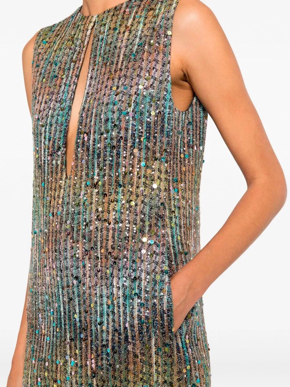 Missoni `Caperdoni` Sleeveless Short Dress Size M / US 6-8 / IT 42-44 - 3 Thumbnail