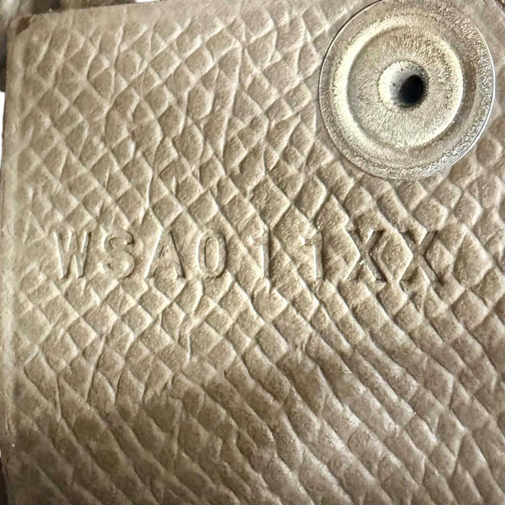 Hermes HERMES Calvi Veau Epsom Etoupe Silver Hardware Business Card Holder/Card Case with W Stamp, Made in France, Women's, Comes Box, Highly Recommended! Size ONE SIZE - 8 Thumbnail
