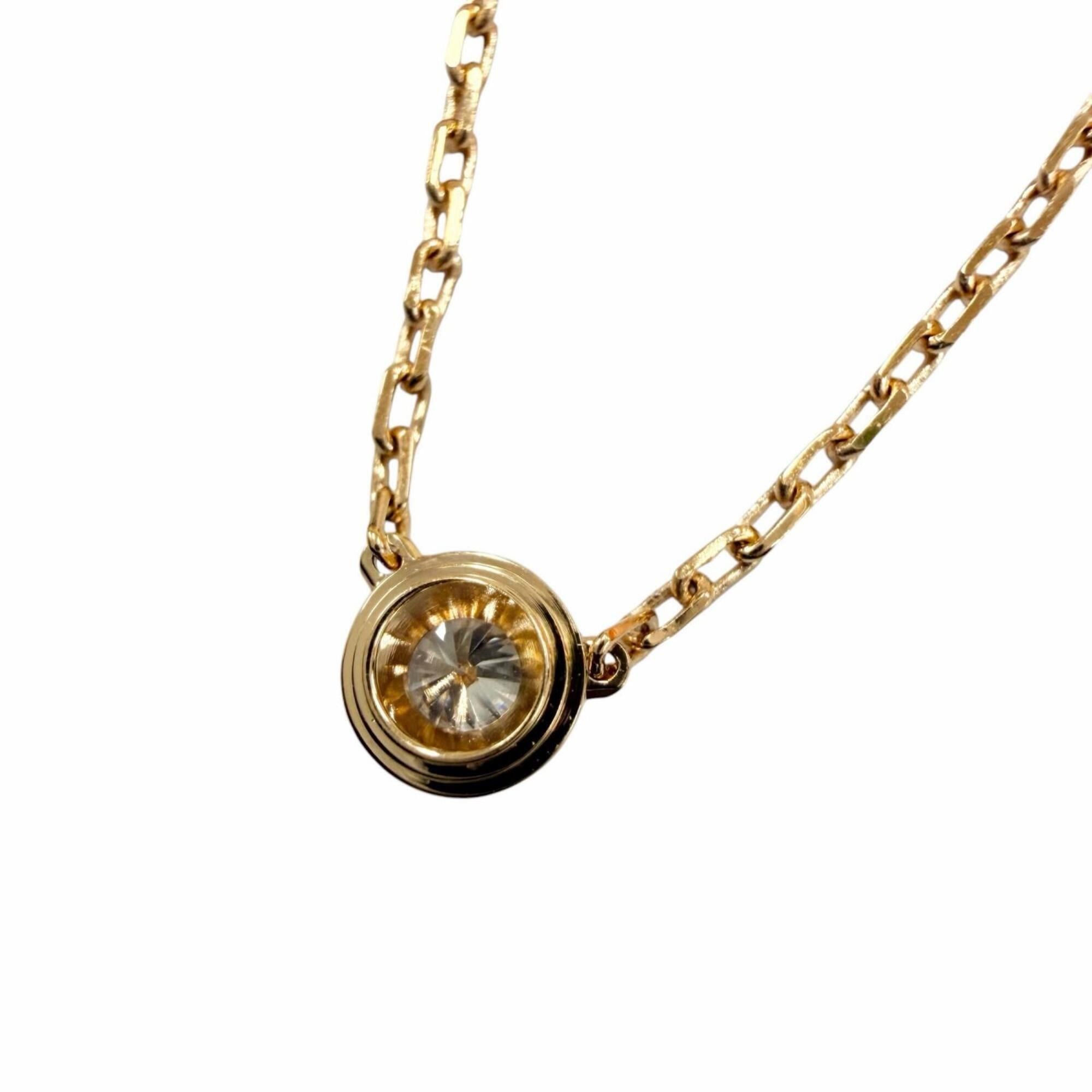 Cartier Cartier Damour SM Small 750 (PG) Diamond 0.09ct Brilliant Cut Necklace Pink Gold Weight 2.79g Women's Size ONE SIZE - 4 Thumbnail
