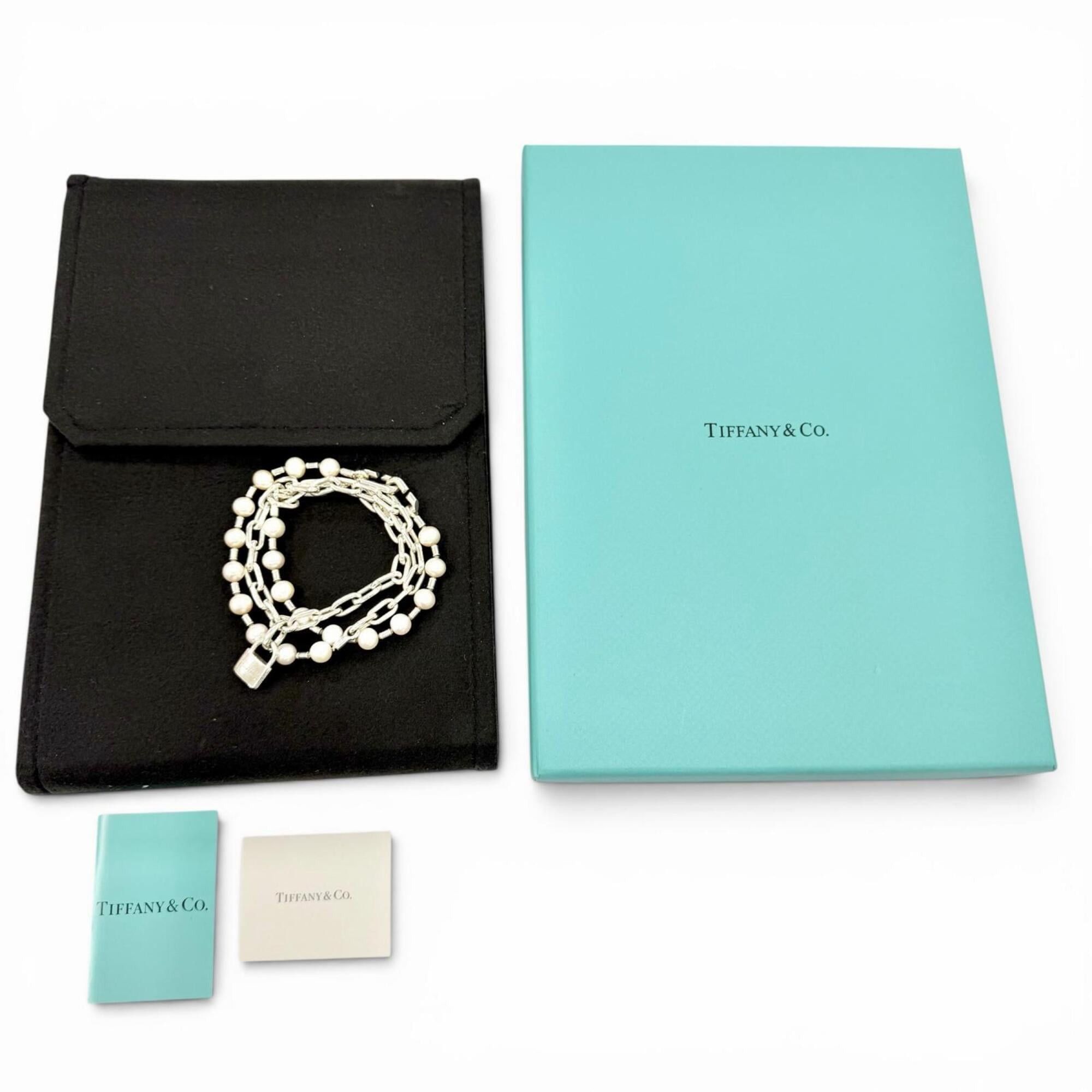 Tiffany & Co. TIFFANY&Co. Tiffany HardWear Pearl Rock AG925 Necklace Bracelet 2-Way Silver Made in Italy Weight 49.19g Women's Comes with Box Size ONE SIZE - 2 Thumbnail