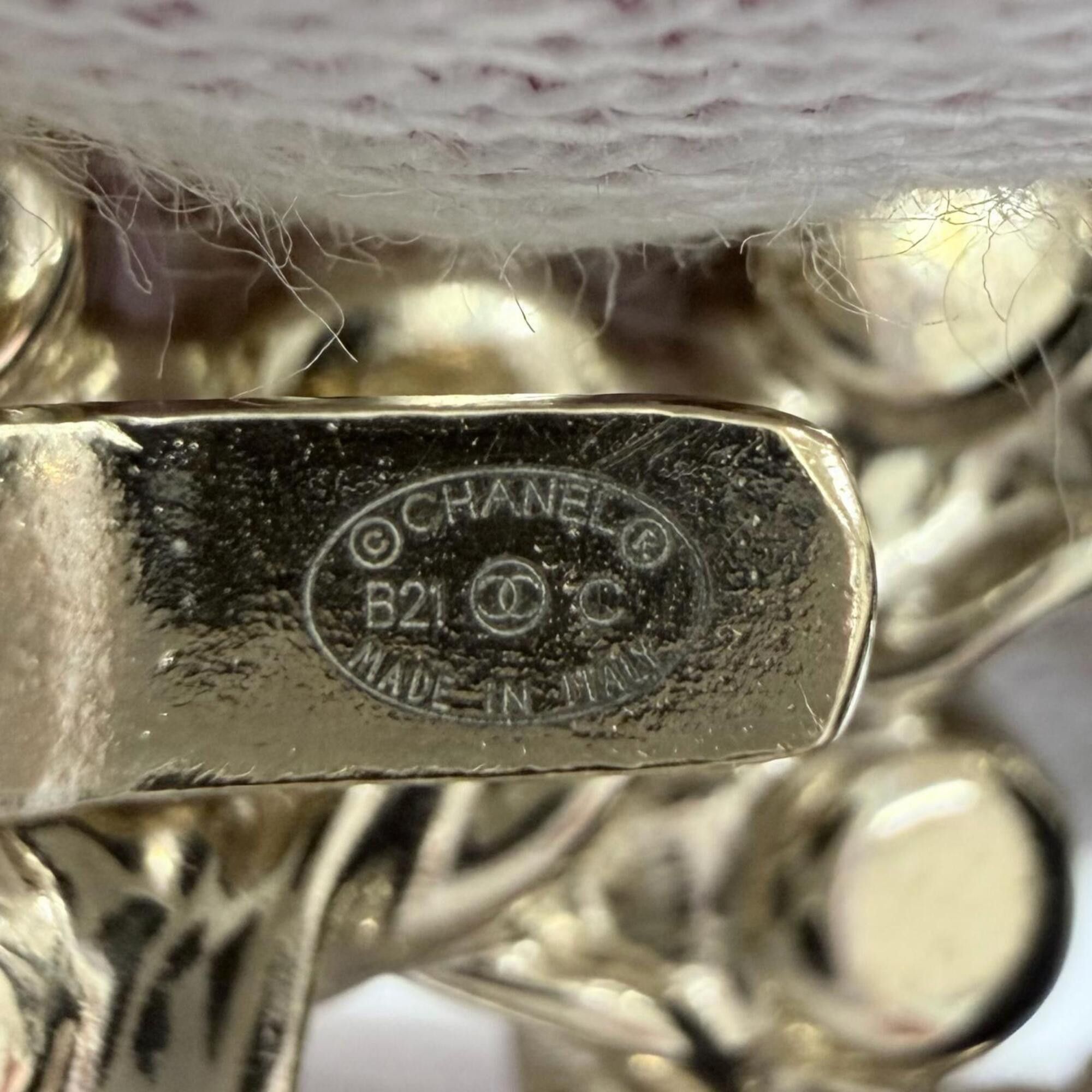 Chanel CHANEL B21C Coco Mark Rhinestone Leather Elastic Belt, Black with Gold Hardware, Size 80 (32), Made in Italy, Women's. Size ONE SIZE - 10 Thumbnail