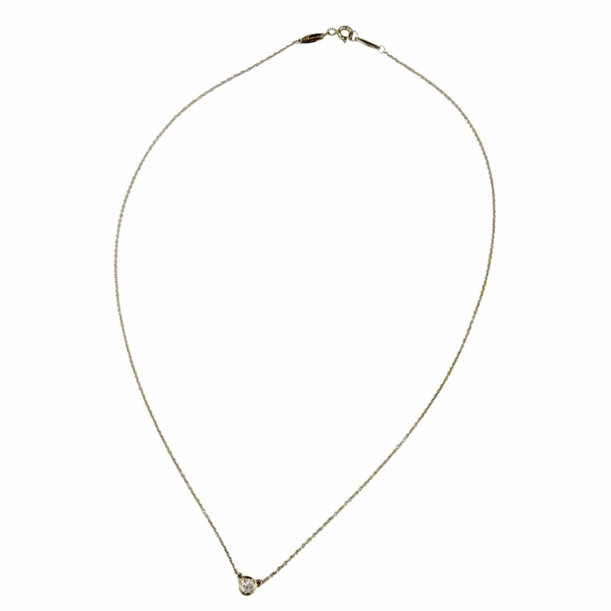 Tiffany & Co. TIFFANY&Co. Tiffany & Co. Elsa Peretti Diamond by the Yard Single Pendant AU750 (YG) 0.17ct Necklace Yellow Gold Weight 2.0g Women's Size ONE SIZE - 2 Thumbnail