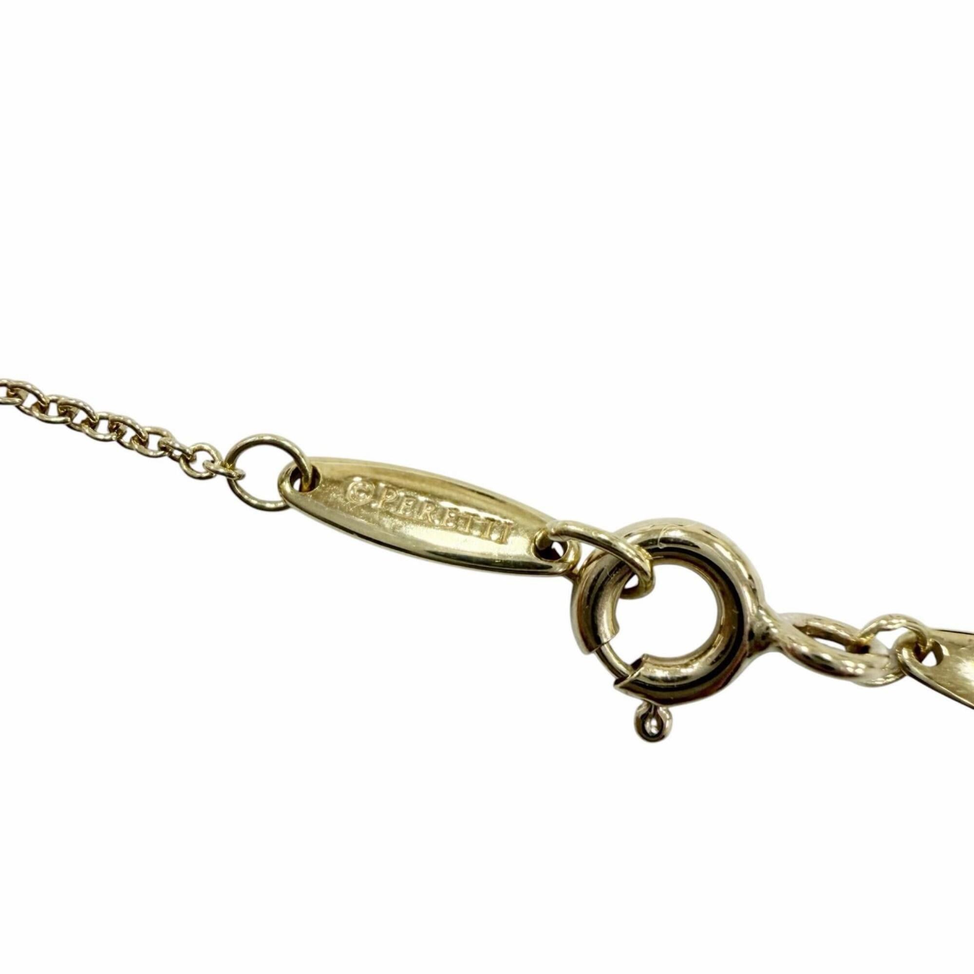 Tiffany & Co. TIFFANY&Co. Tiffany & Co. Elsa Peretti Diamond by the Yard Single Pendant AU750 (YG) 0.17ct Necklace Yellow Gold Weight 2.0g Women's Size ONE SIZE - 6 Thumbnail