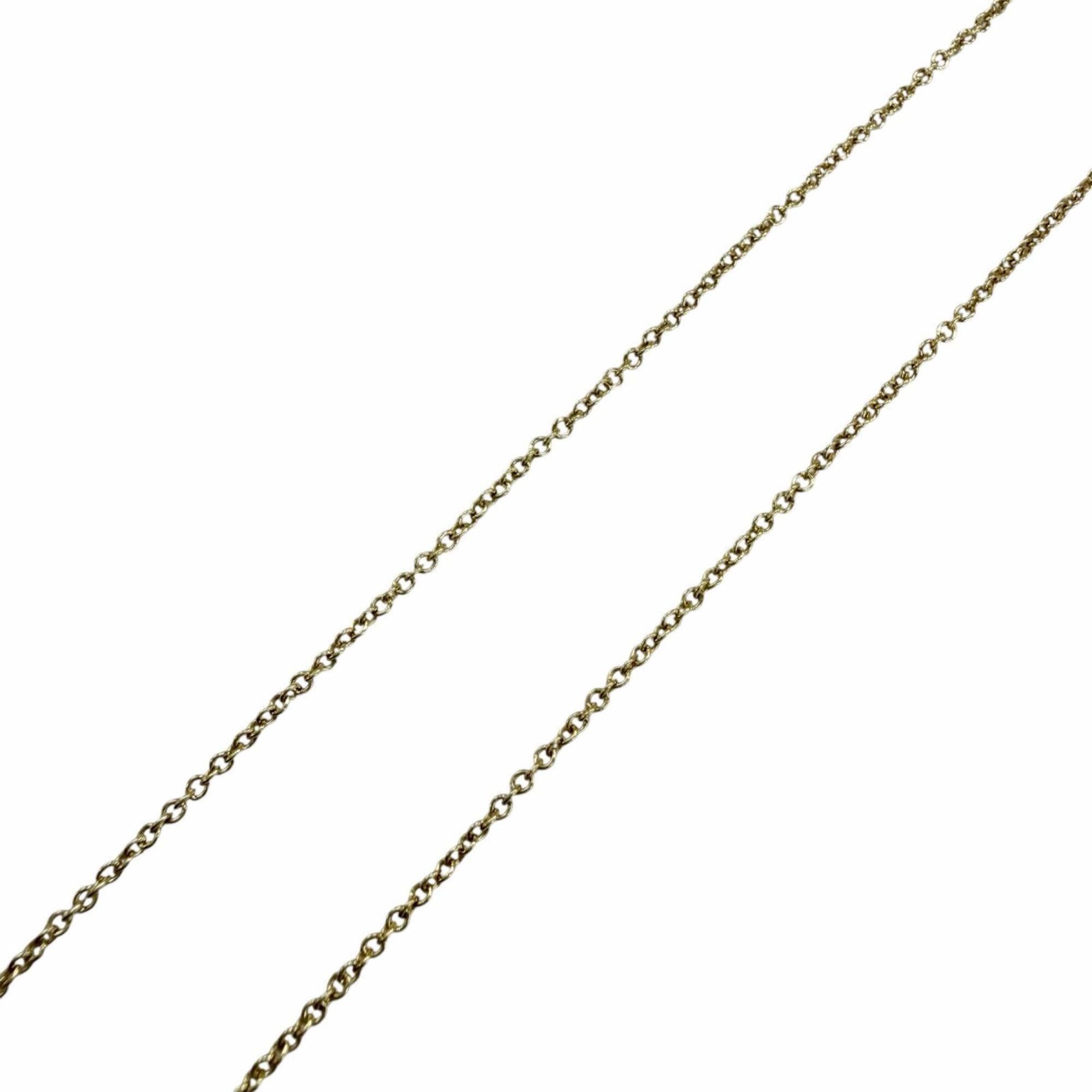 Tiffany & Co. TIFFANY&Co. Tiffany & Co. Elsa Peretti Diamond by the Yard Single Pendant AU750 (YG) 0.17ct Necklace Yellow Gold Weight 2.0g Women's Size ONE SIZE - 5 Thumbnail