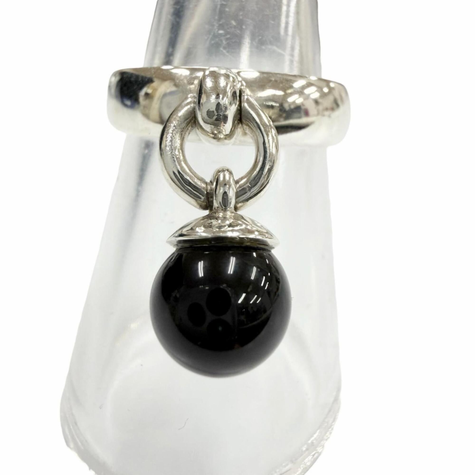 Tiffany & Co. TIFFANY&Co. Tiffany 925 Onyx Ring, Silver, Black, Men's & Women's Accessory Size ONE SIZE - 2 Thumbnail