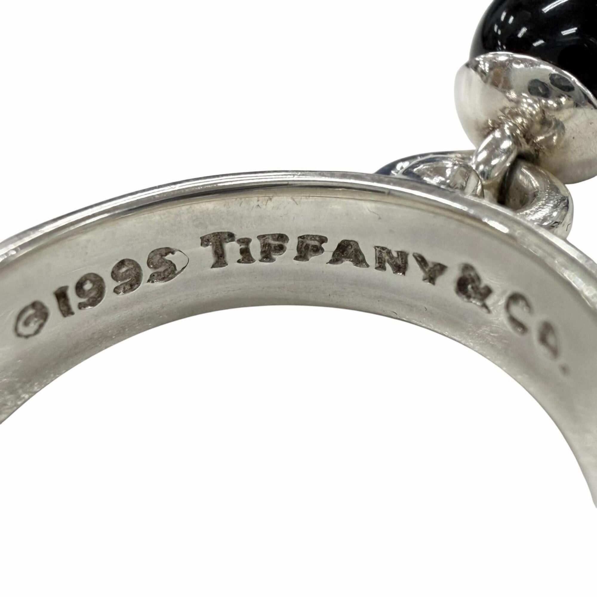Tiffany & Co. TIFFANY&Co. Tiffany 925 Onyx Ring, Silver, Black, Men's & Women's Accessory Size ONE SIZE - 6 Thumbnail
