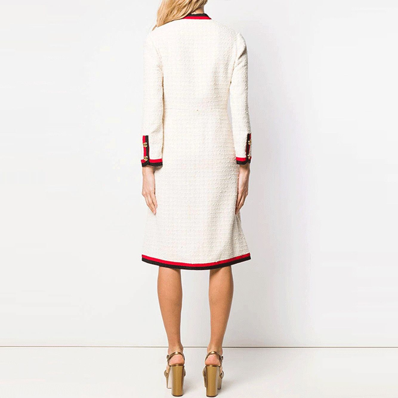 Gucci Gucci Tweed Web Trim Dress Size 36 Size XS / US 0-2 / IT 36-38 - 8 Thumbnail