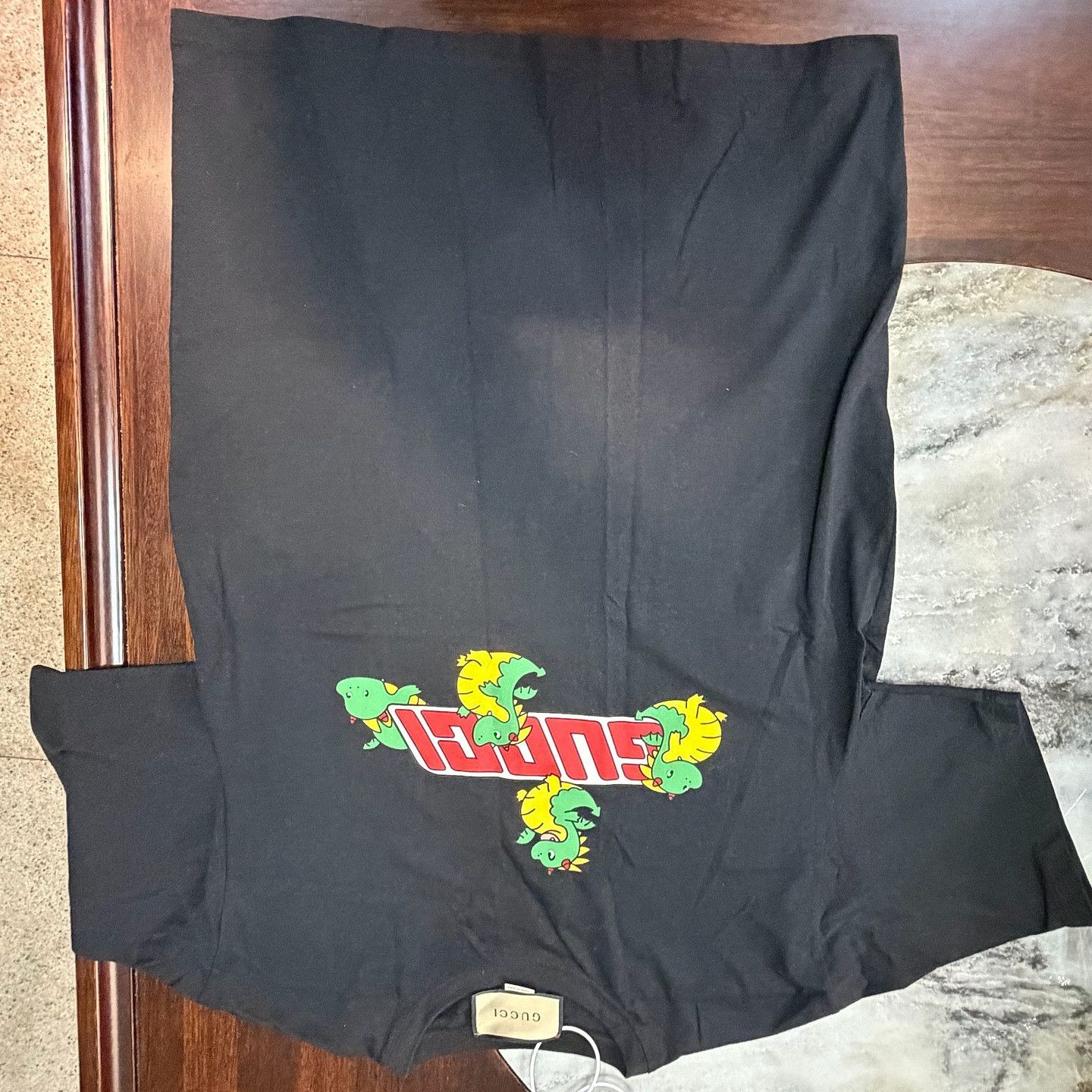 Gucci Gucci Dragon Logo T-Shirt Size S Size US S / EU 44-46 / 1 - 6 Thumbnail