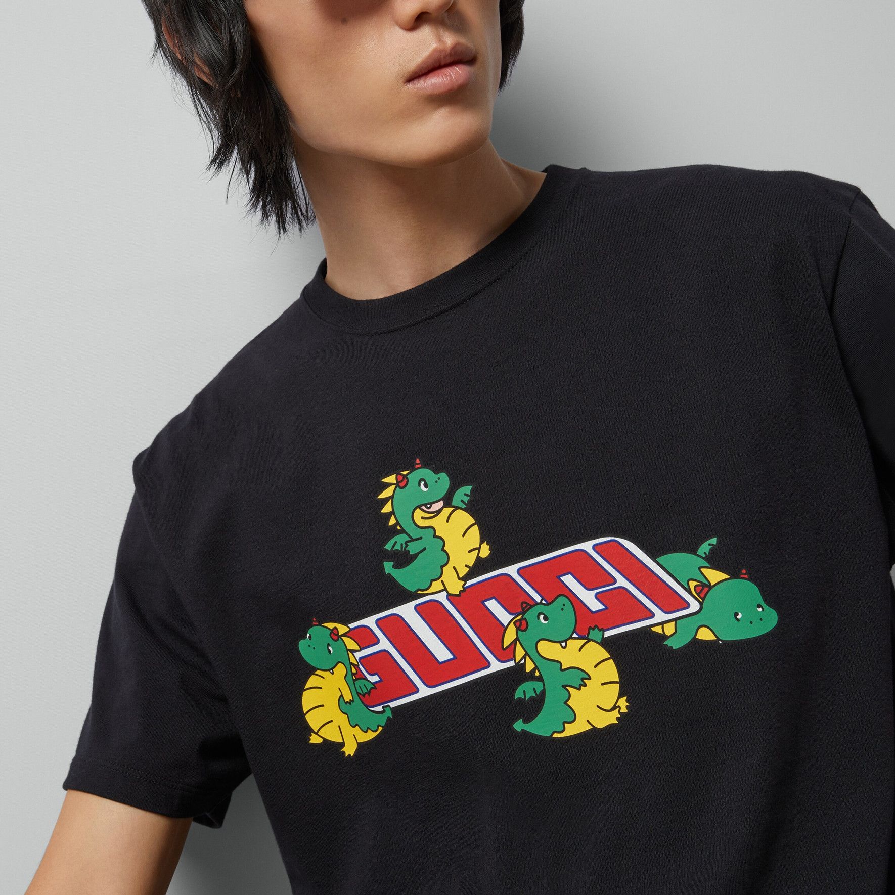 Gucci Gucci Dragon Logo T-Shirt Size S Size US S / EU 44-46 / 1 - 13 Thumbnail