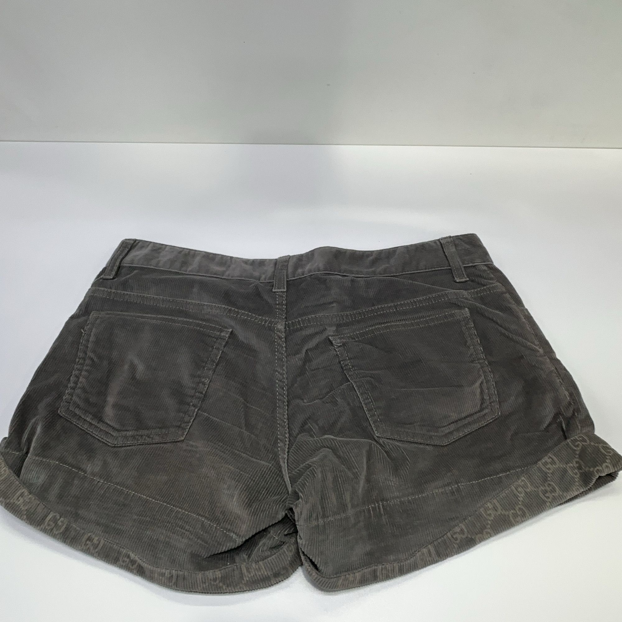 Gucci Gucci GG Monogram Cuff Corduroy Shorts Size 42 Size 28" / US 6 / IT 42 - 6 Thumbnail