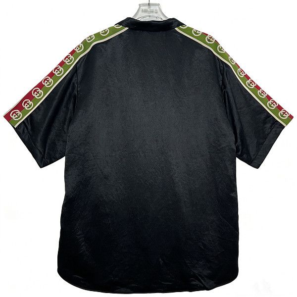 Gucci Gucci Logo Tape Acetate Shirt Size M Size US M / EU 48-50 / 2 - 2 Thumbnail