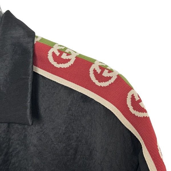 Gucci Gucci Logo Tape Acetate Shirt Size M Size US M / EU 48-50 / 2 - 6 Thumbnail