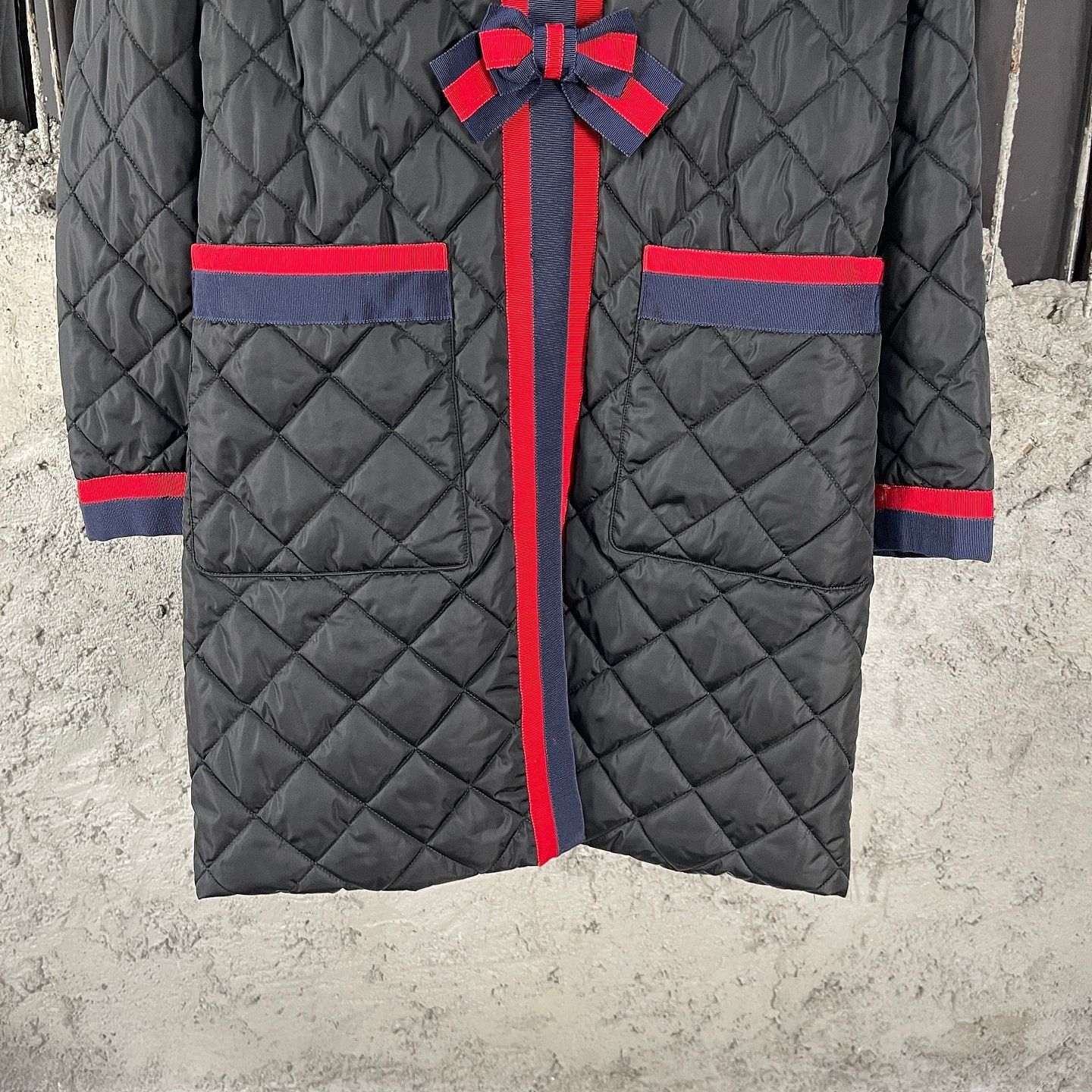 Gucci Gucci Bow Quilted Coat Size 38 Size XS / US 0-2 / IT 36-38 - 7 Thumbnail