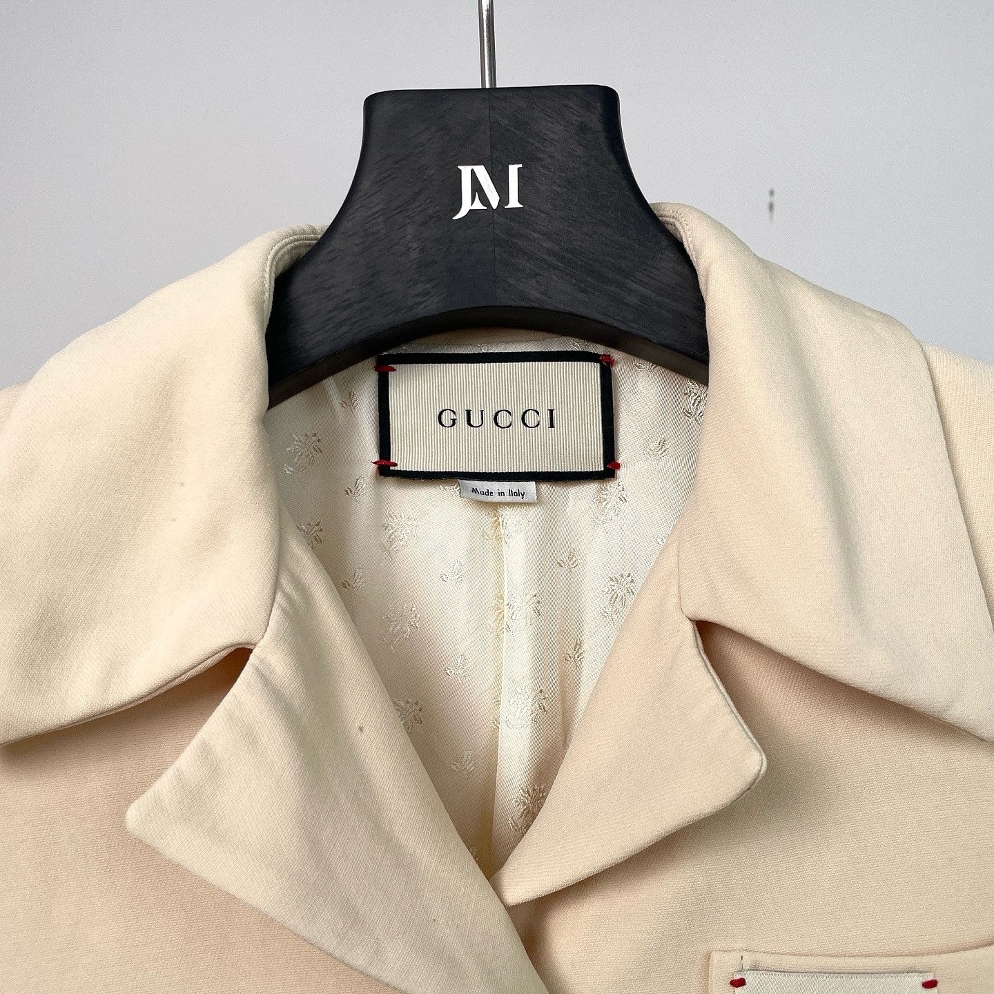 Gucci Gucci Silk Wool Logo Patch Jacket Size 40 Size S / US 4 / IT 40 - 3 Thumbnail