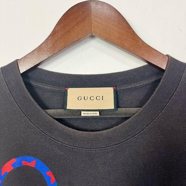Gucci Gucci Lovers Pleasure Club Logo T-Shirt Black Size M Size US M / EU 48-50 / 2 - 3 Thumbnail