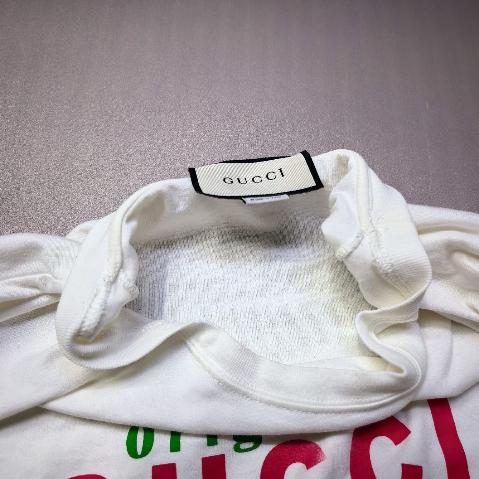 Gucci Gucci Original Logo T-Shirt Size M Size US M / EU 48-50 / 2 - 9 Thumbnail