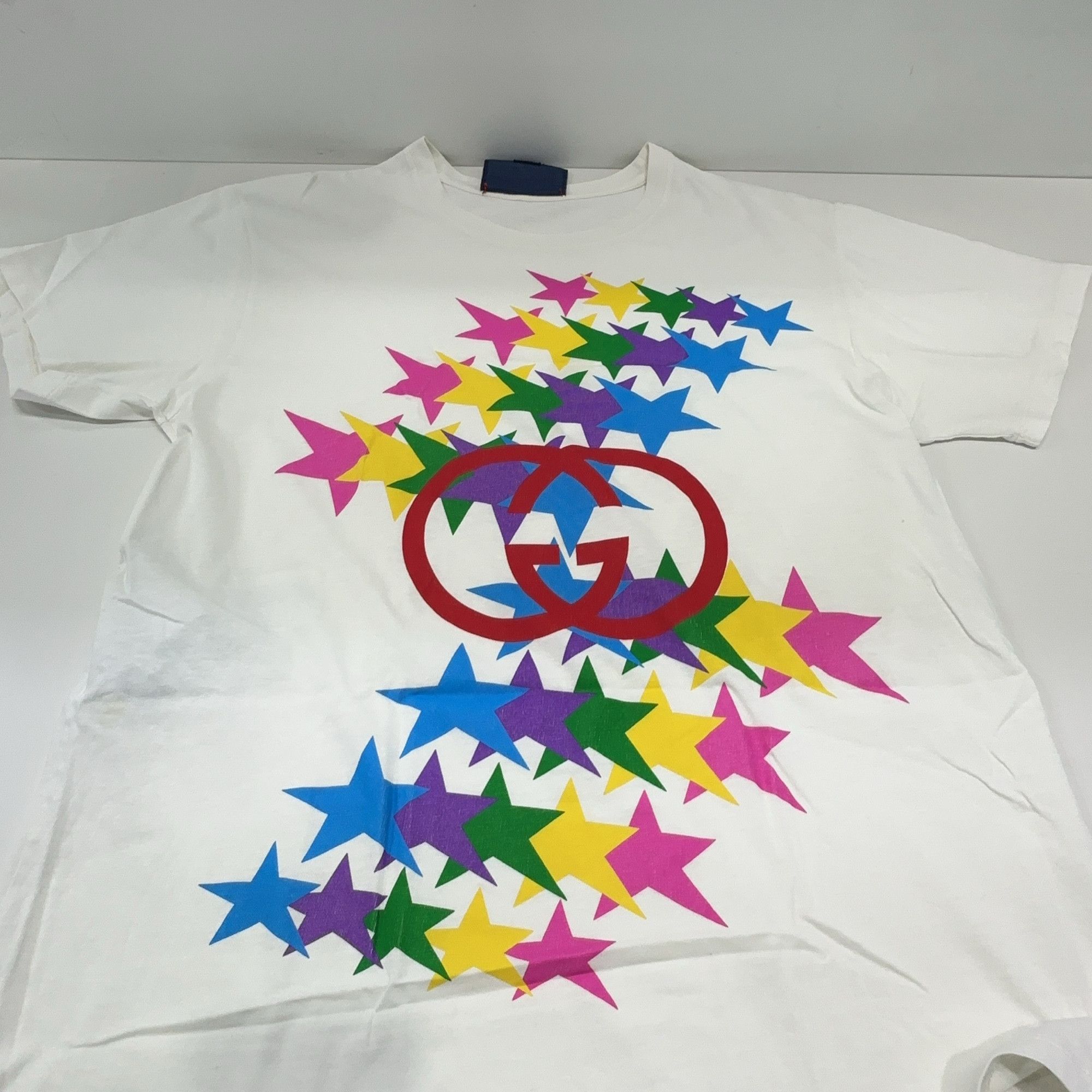 Gucci Gucci Star Print GG Logo T-Shirt Size XS Size XS / US 0-2 / IT 36-38 - 8 Thumbnail