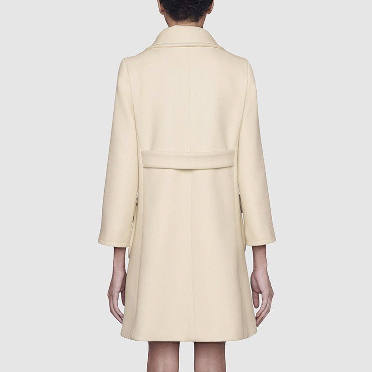 Gucci Gucci Wool Gold-Tone Button Coat Size 36 Size XS / US 0-2 / IT 36-38 - 12 Thumbnail
