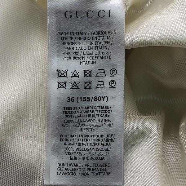 Gucci Gucci Wool Gold-Tone Button Coat Size 36 Size XS / US 0-2 / IT 36-38 - 8 Thumbnail