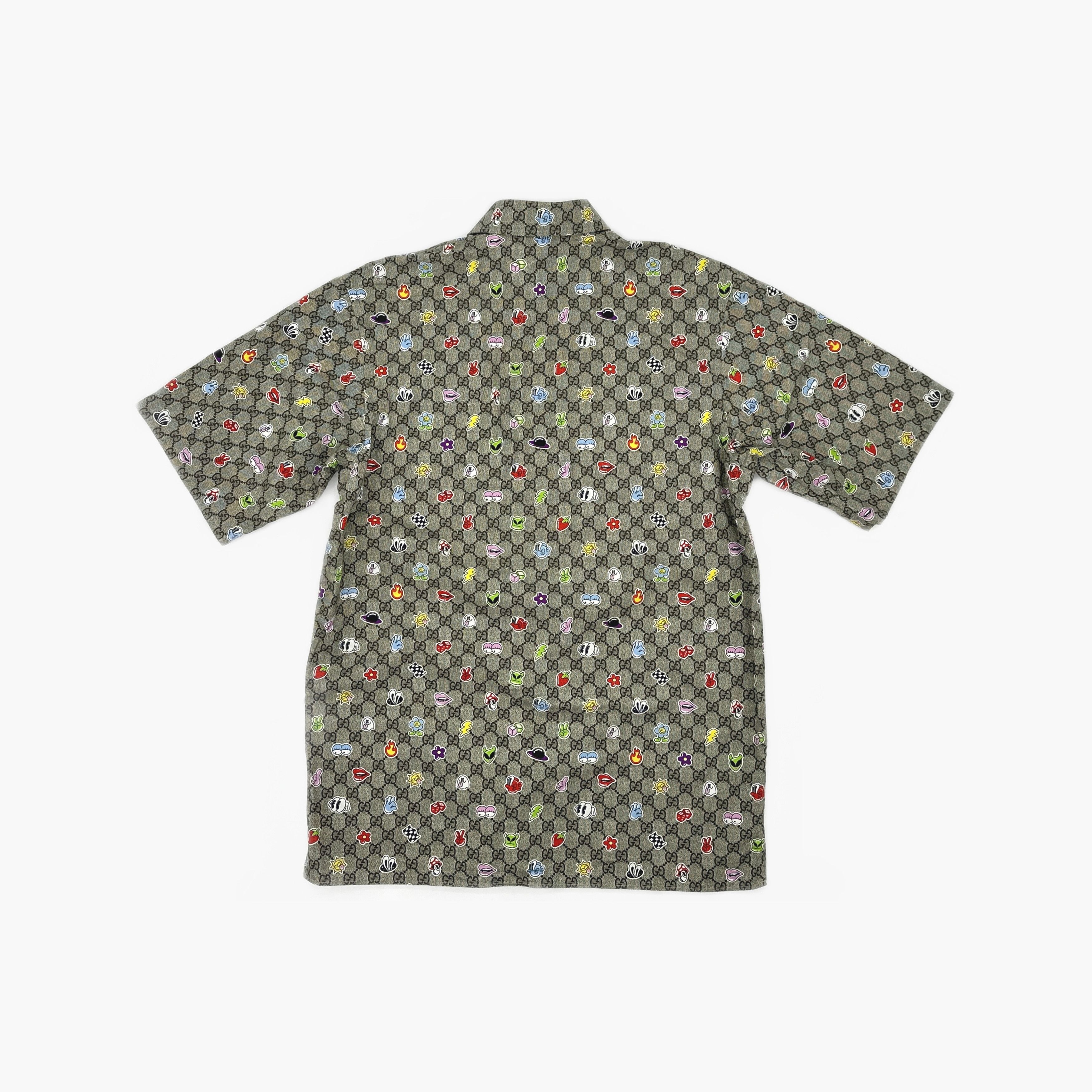 Gucci Gucci GG Motif Short Sleeve Shirt Size S Size US S / EU 44-46 / 1 - 2 Thumbnail