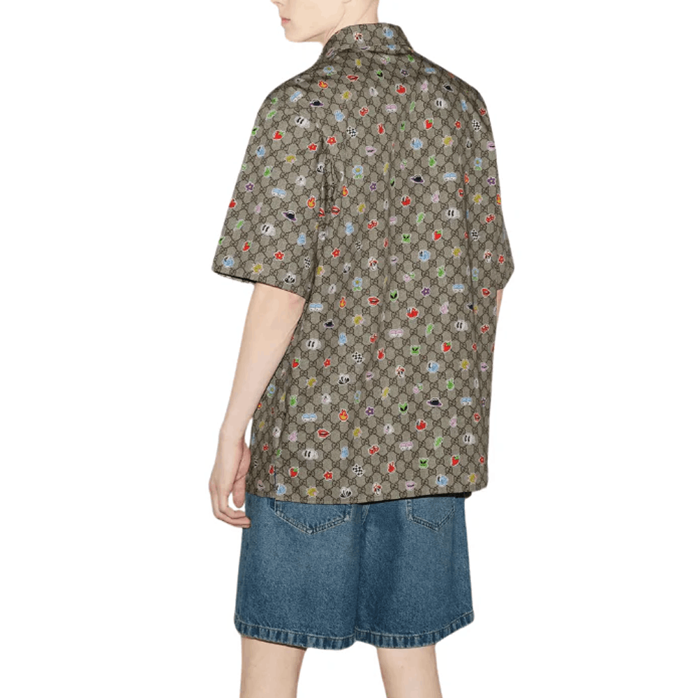 Gucci Gucci GG Motif Short Sleeve Shirt Size S Size US S / EU 44-46 / 1 - 8 Thumbnail