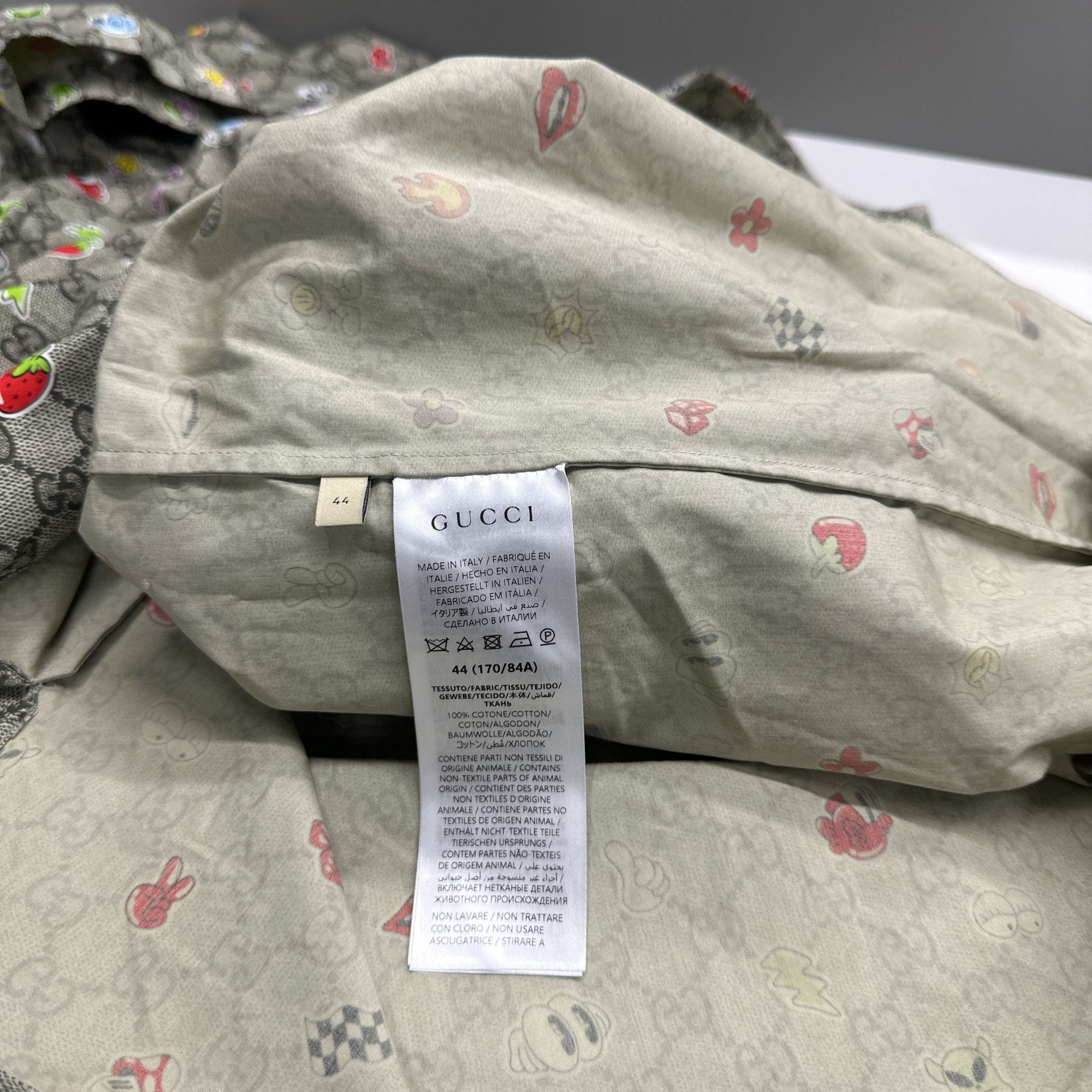 Gucci Gucci GG Motif Short Sleeve Shirt Size S Size US S / EU 44-46 / 1 - 4 Thumbnail