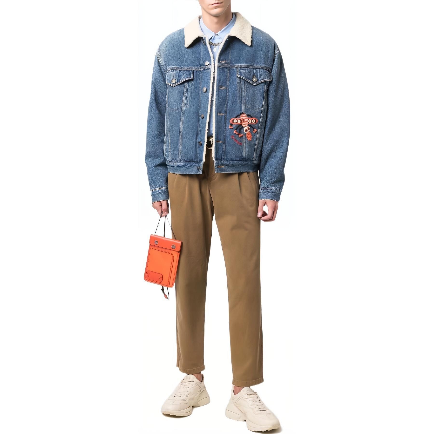 Gucci Gucci Embroidered Patch Denim Jacket Size S Size US S / EU 44-46 / 1 - 6 Thumbnail