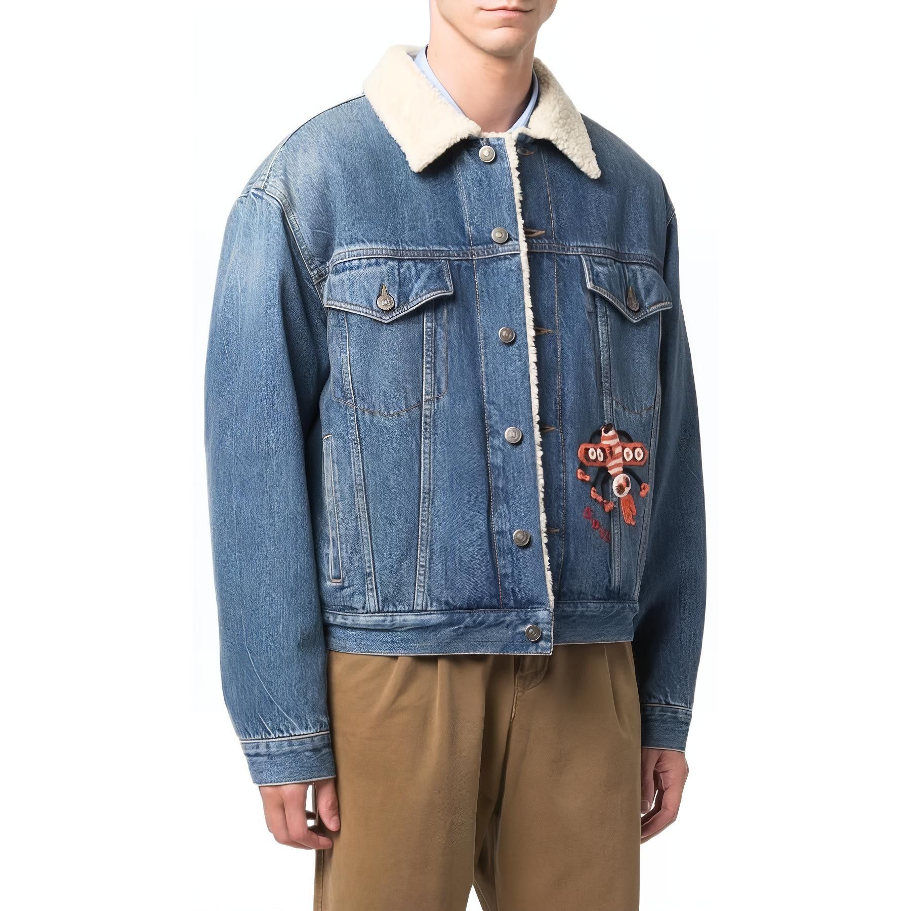 Gucci Gucci Embroidered Patch Denim Jacket Size S Size US S / EU 44-46 / 1 - 7 Thumbnail