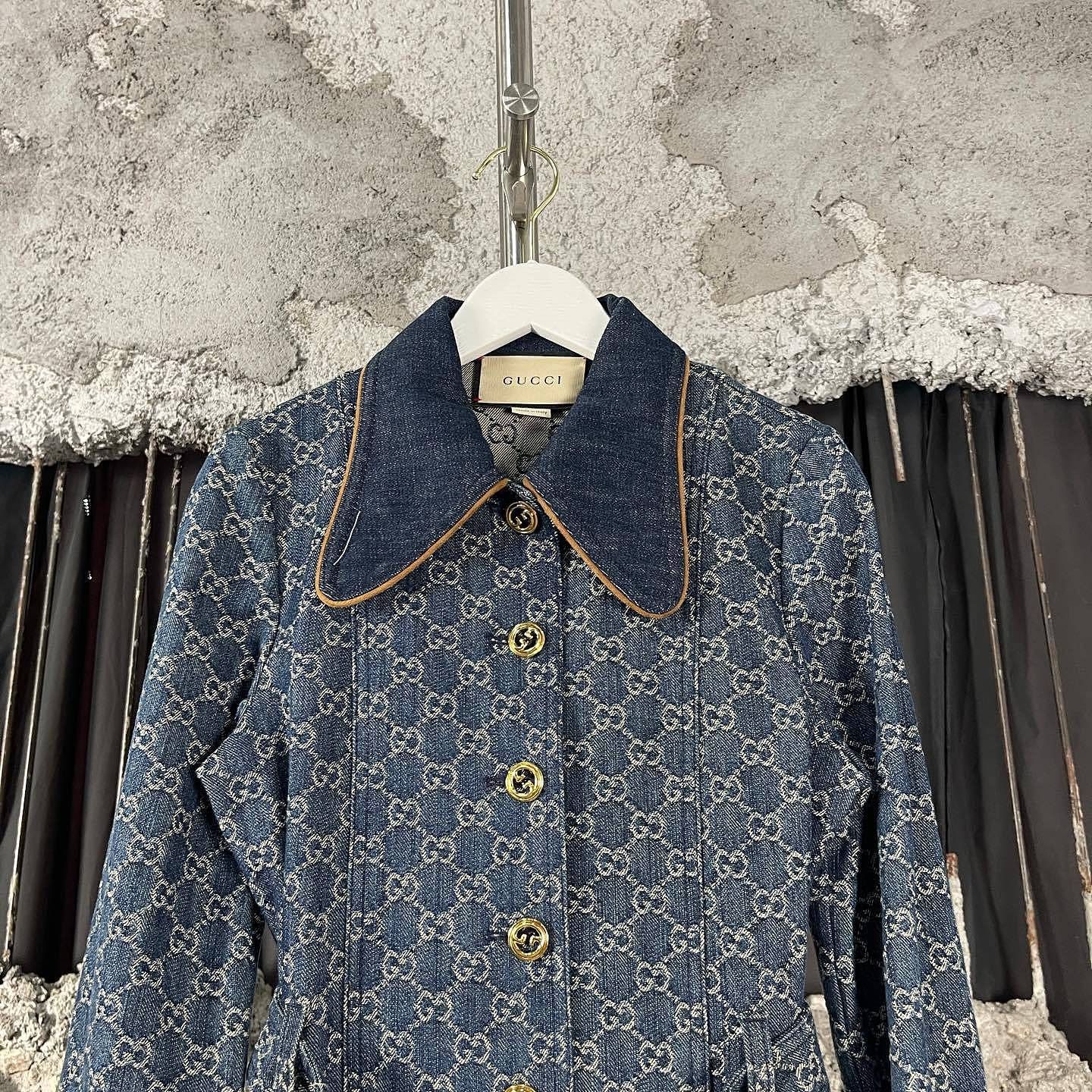 Gucci Gucci GG Logo Denim Jacket Size 36 Size XS / US 0-2 / IT 36-38 - 5 Thumbnail