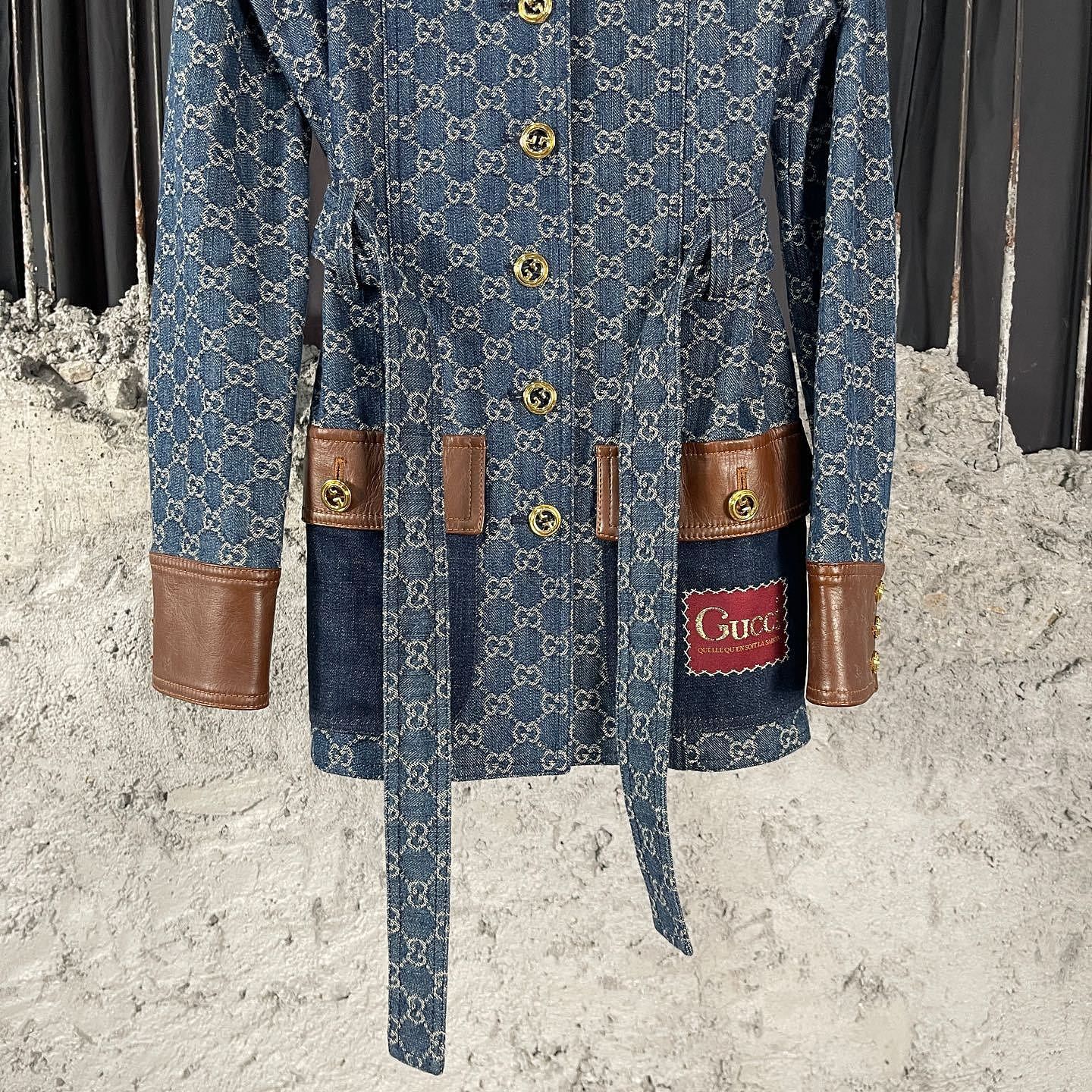 Gucci Gucci GG Logo Denim Jacket Size 36 Size XS / US 0-2 / IT 36-38 - 6 Thumbnail