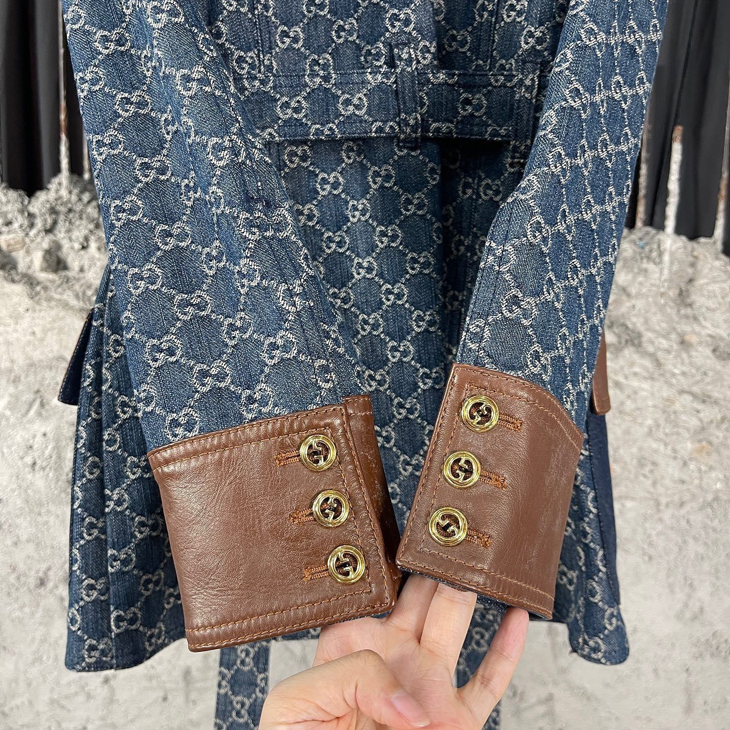 Gucci Gucci GG Logo Denim Jacket Size 36 Size XS / US 0-2 / IT 36-38 - 7 Thumbnail