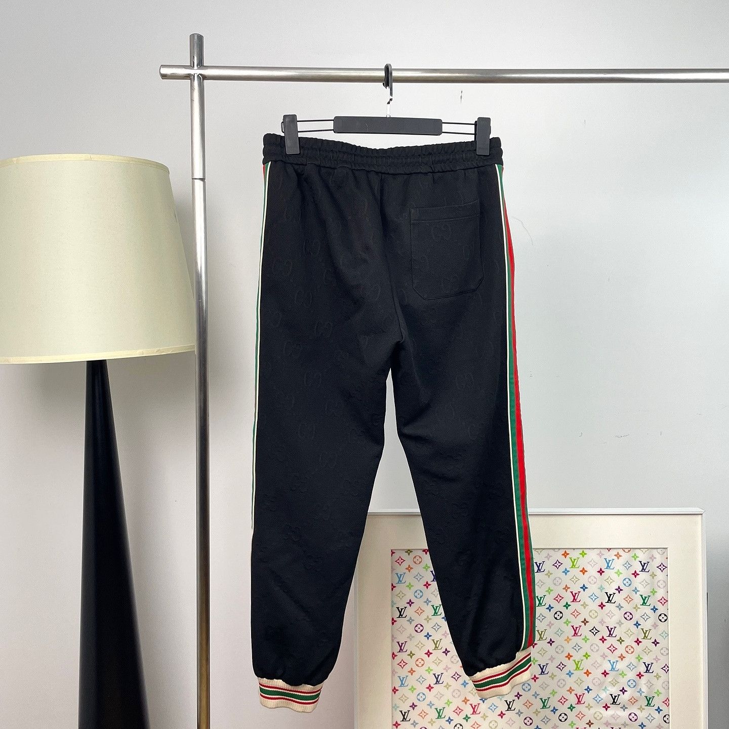 Gucci Gucci GG Monogram Stripe Joggers Size XXL Size US 38 / EU 54 - 2 Thumbnail
