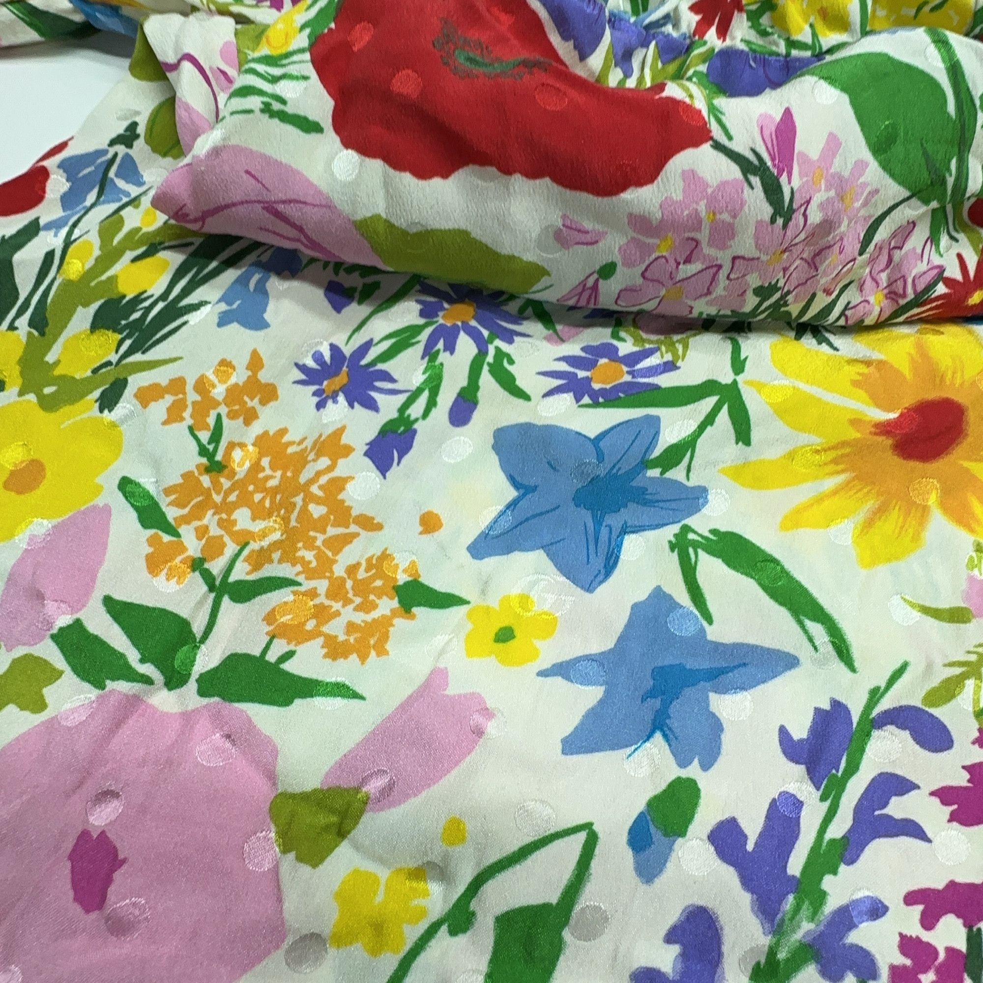 Gucci Gucci Ken Scott Floral Silk Midi Dress Size 40 Size S / US 4 / IT 40 - 8 Thumbnail