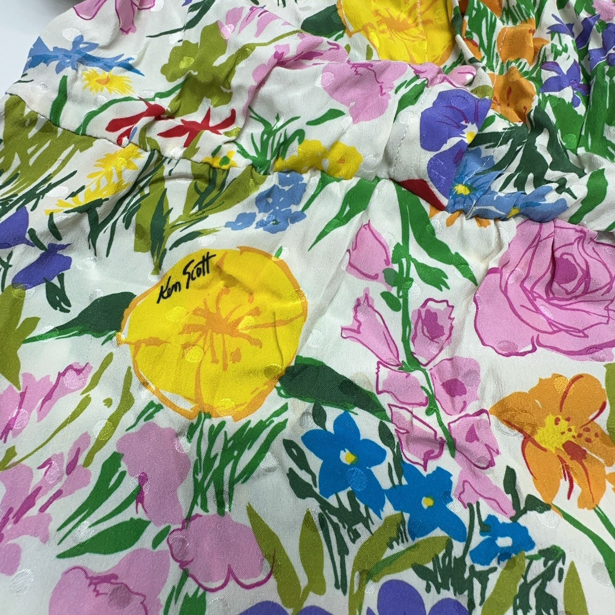 Gucci Gucci Ken Scott Floral Silk Midi Dress Size 40 Size S / US 4 / IT 40 - 6 Thumbnail