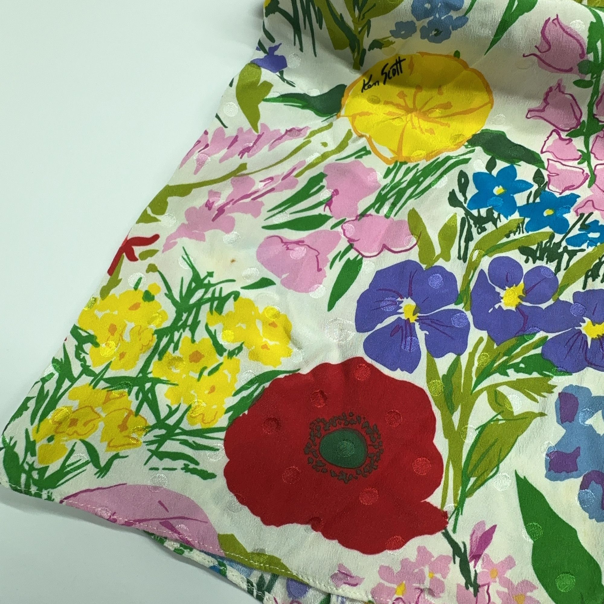 Gucci Gucci Ken Scott Floral Silk Midi Dress Size 40 Size S / US 4 / IT 40 - 9 Thumbnail