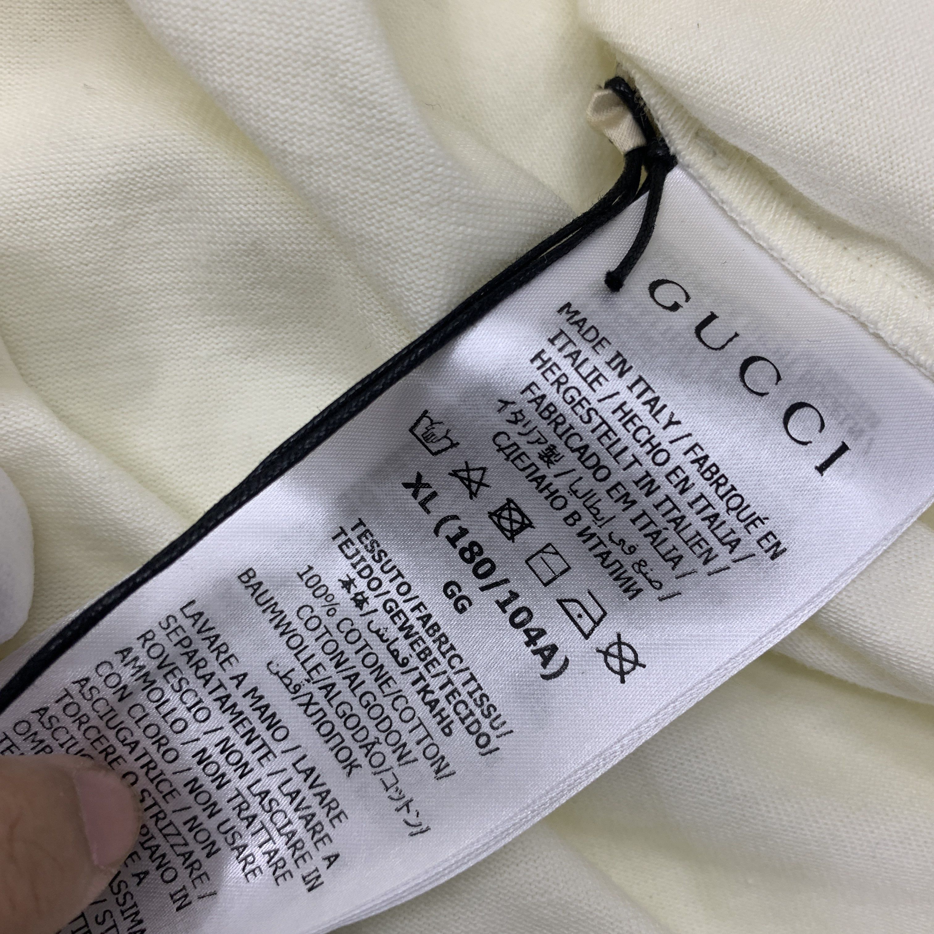 Gucci Gucci Blade Logo T-Shirt Size XL Size US XL / EU 56 / 4 - 4 Thumbnail