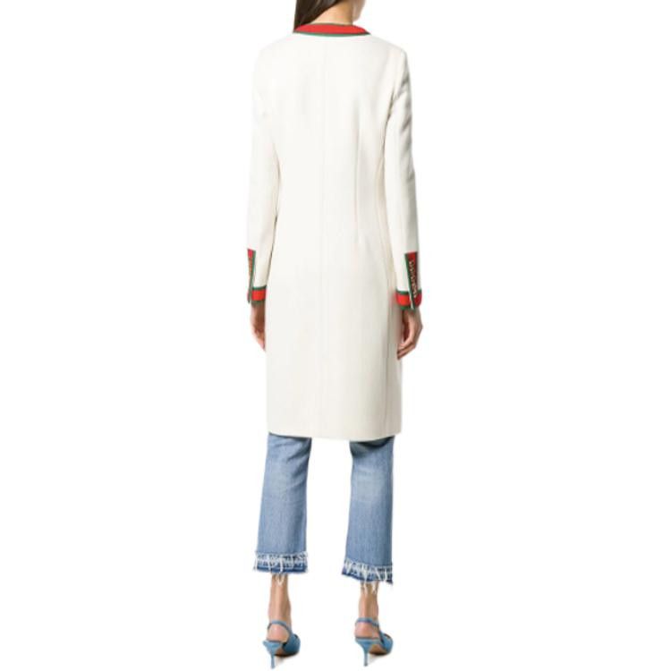 Gucci Gucci Web Trim Wool Coat Size 38 Size XS / US 0-2 / IT 36-38 - 11 Thumbnail