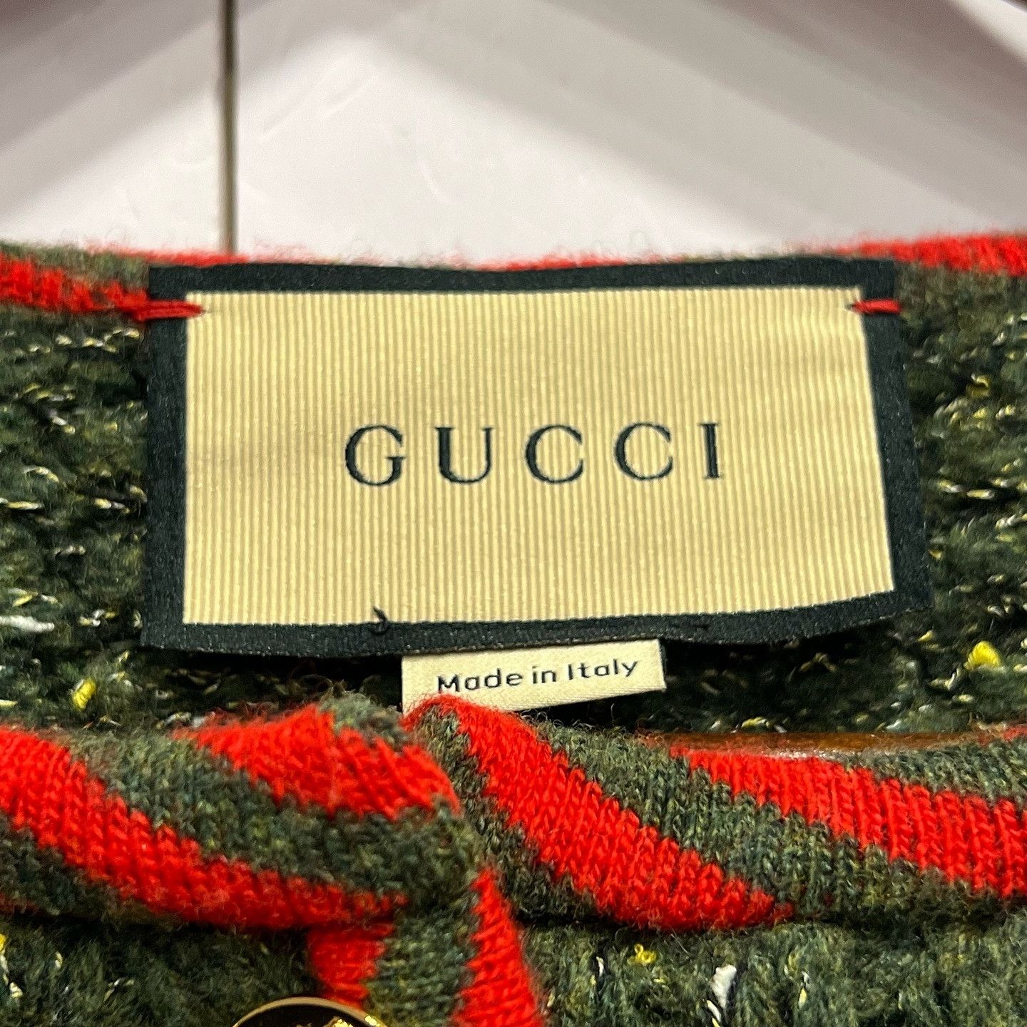 Gucci Gucci Green Wool Blend Tweed Jacket Size M Size M / US 6-8 / IT 42-44 - 3 Thumbnail