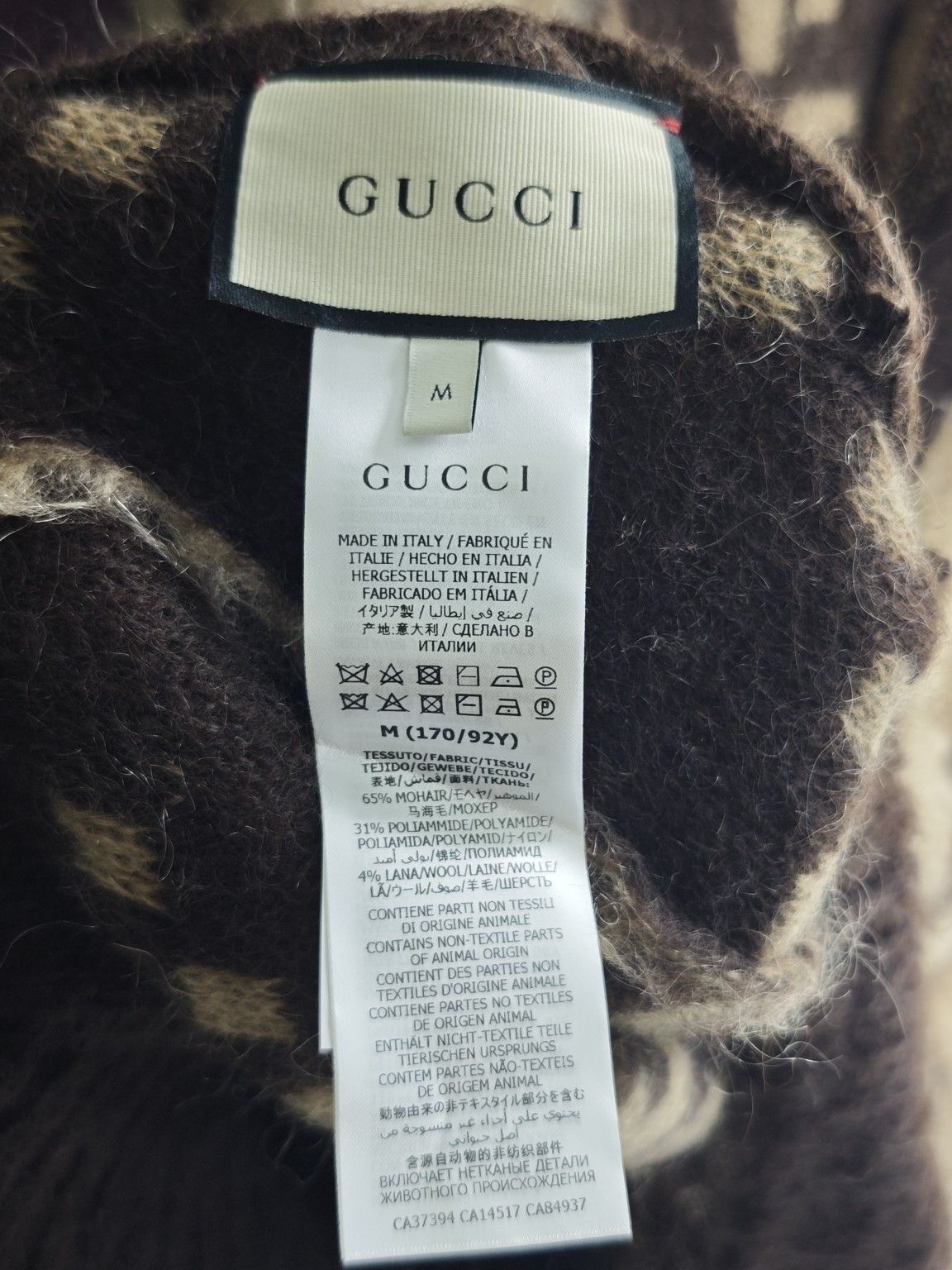 Gucci Gucci GG Logo Mohair Cardigan Size M Size US M / EU 48-50 / 2 - 4 Thumbnail