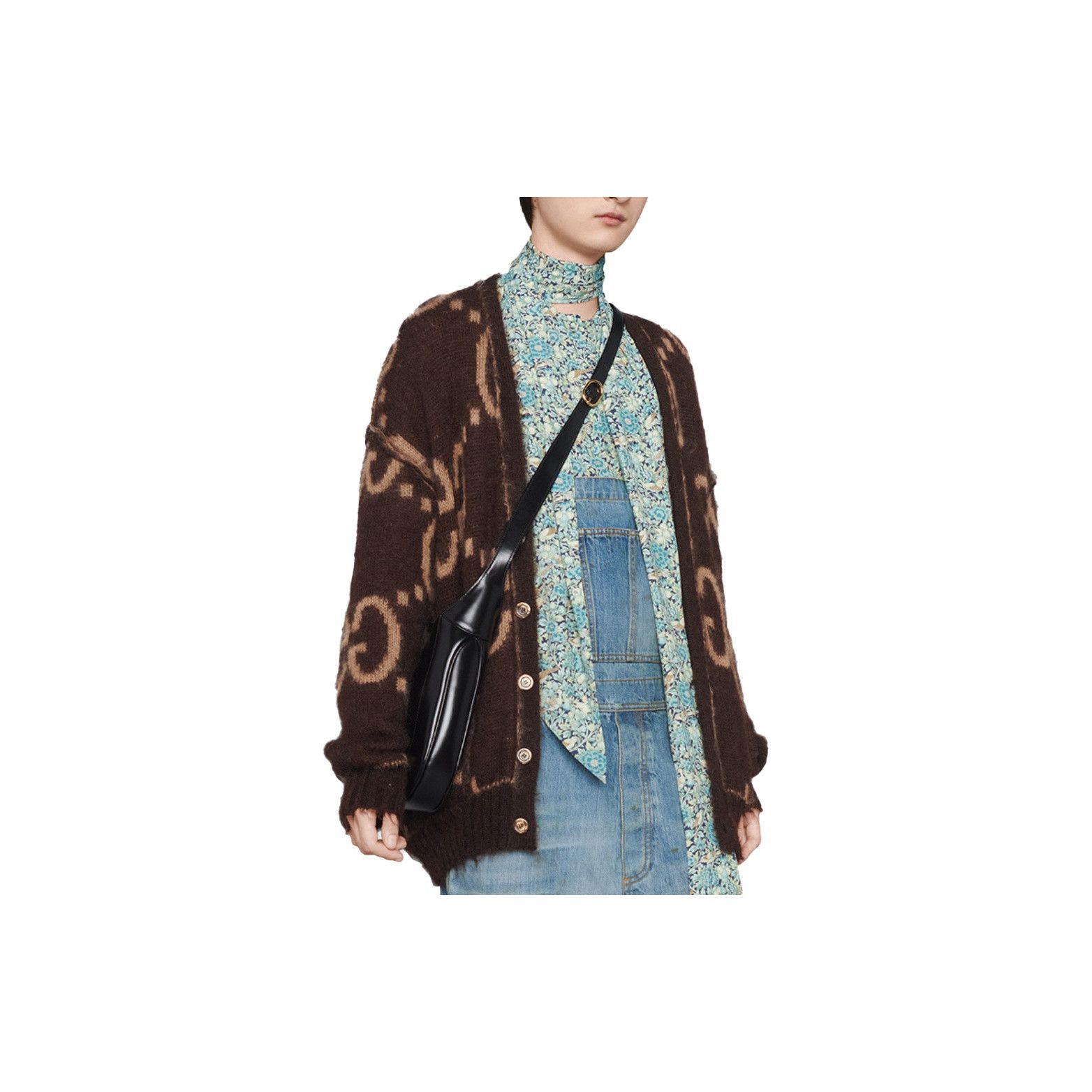 Gucci Gucci GG Logo Mohair Cardigan Size M Size US M / EU 48-50 / 2 - 10 Thumbnail