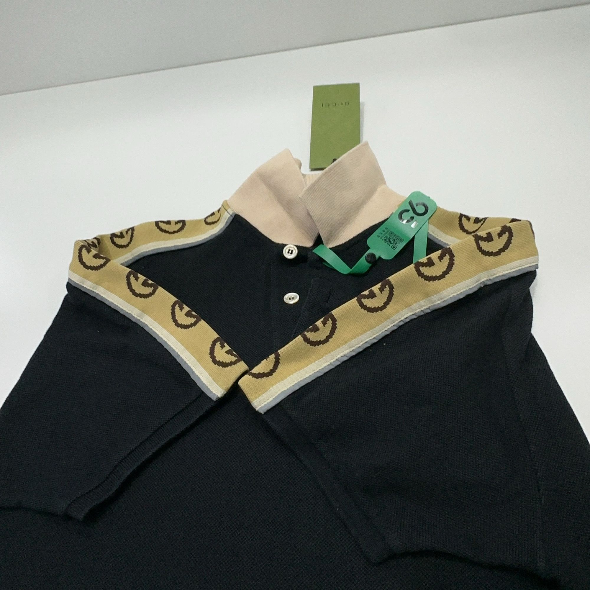 Gucci Gucci GG Logo Tape Polo Shirt Size L Size US L / EU 52-54 / 3 - 13 Thumbnail