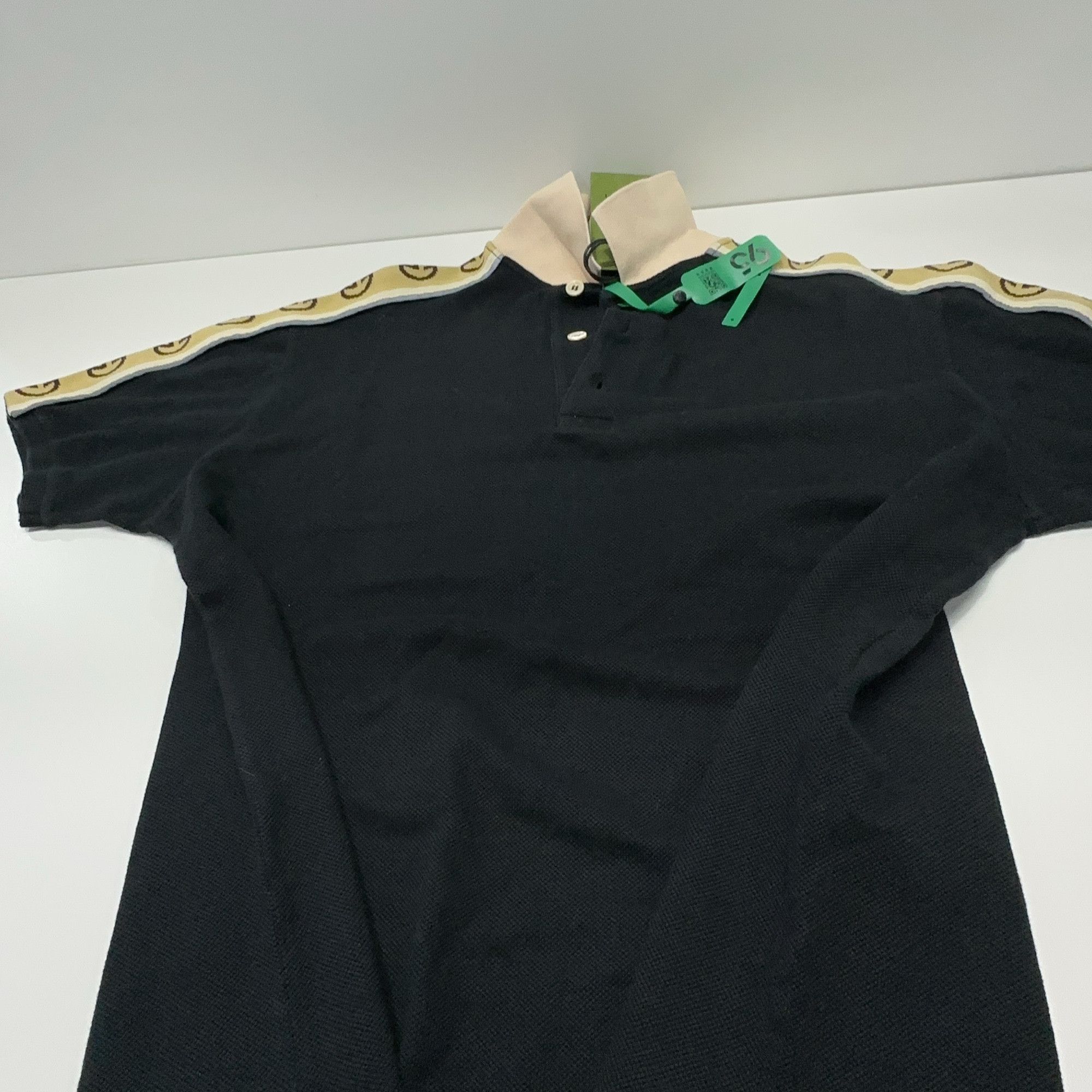 Gucci Gucci GG Logo Tape Polo Shirt Size L Size US L / EU 52-54 / 3 - 11 Thumbnail