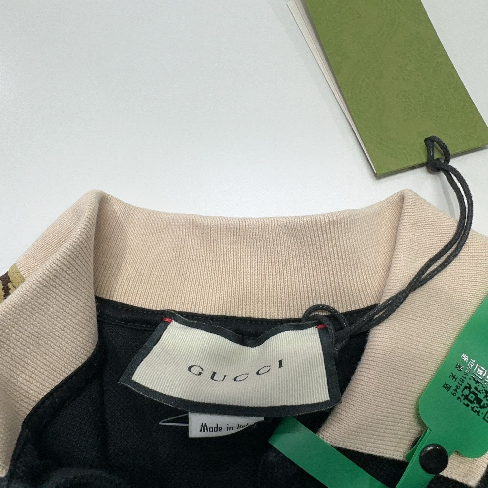 Gucci Gucci GG Logo Tape Polo Shirt Size L Size US L / EU 52-54 / 3 - 3 Thumbnail