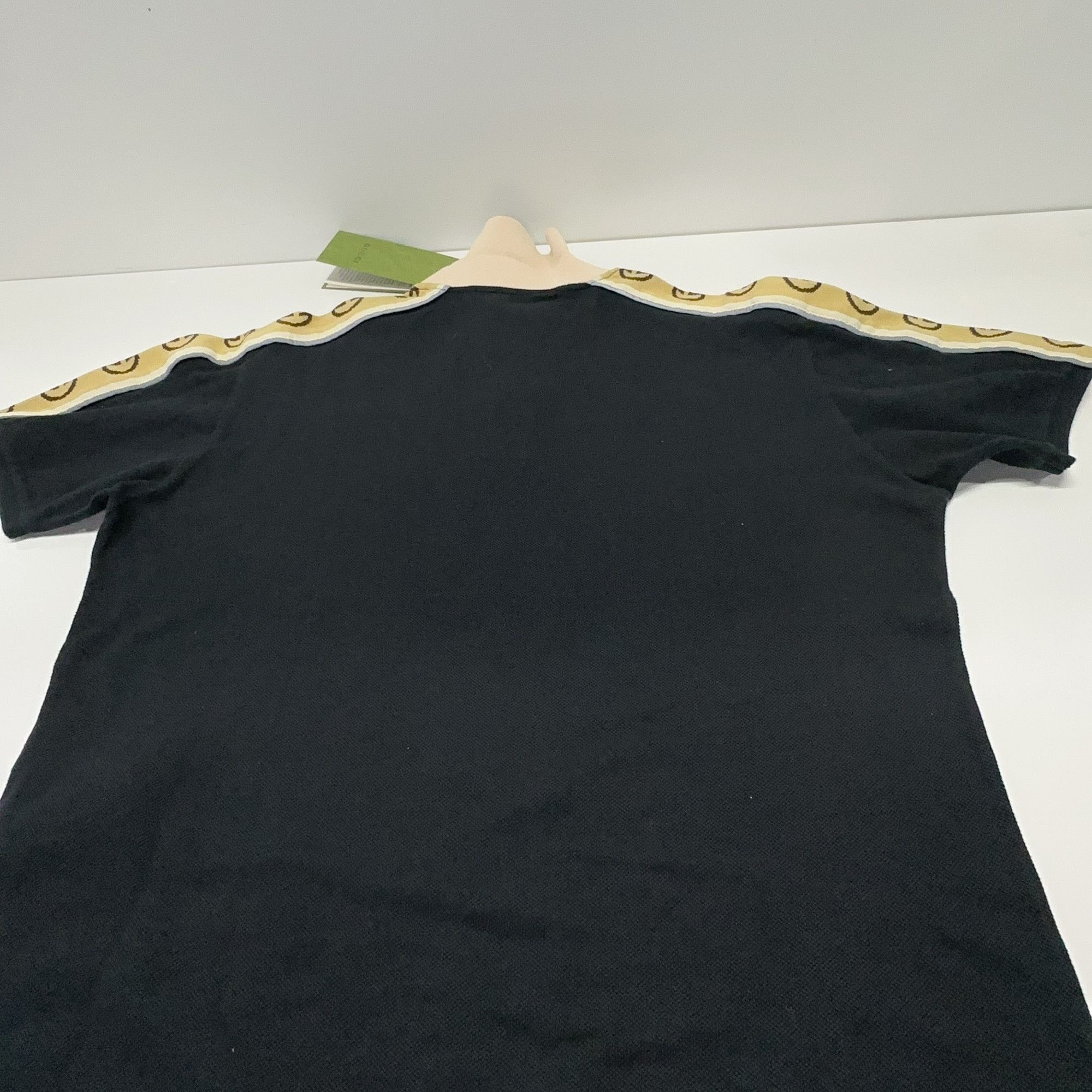 Gucci Gucci GG Logo Tape Polo Shirt Size L Size US L / EU 52-54 / 3 - 16 Thumbnail