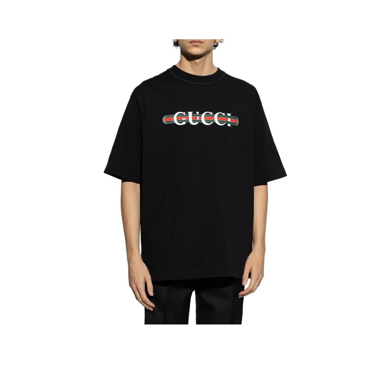 Gucci Gucci Logo Graphic T-Shirt Size M Size US M / EU 48-50 / 2 - 7 Thumbnail