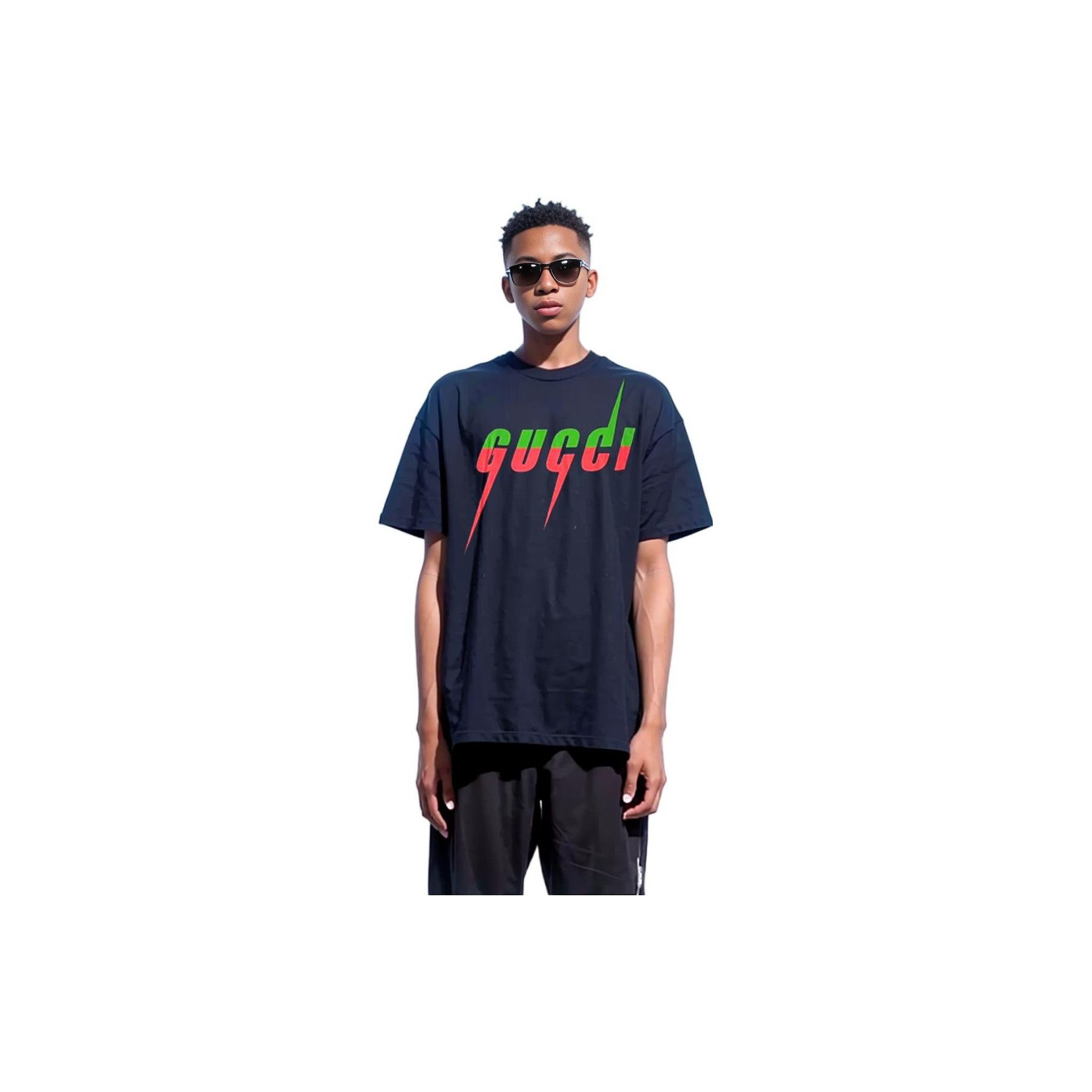 Gucci Gucci Blade Graphic T-Shirt Size M Size US M / EU 48-50 / 2 - 9 Thumbnail