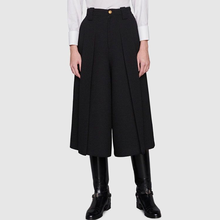Gucci Gucci Pleated Wool Blend Pants Size 42 Size 28" / US 6 / IT 42 - 12 Thumbnail